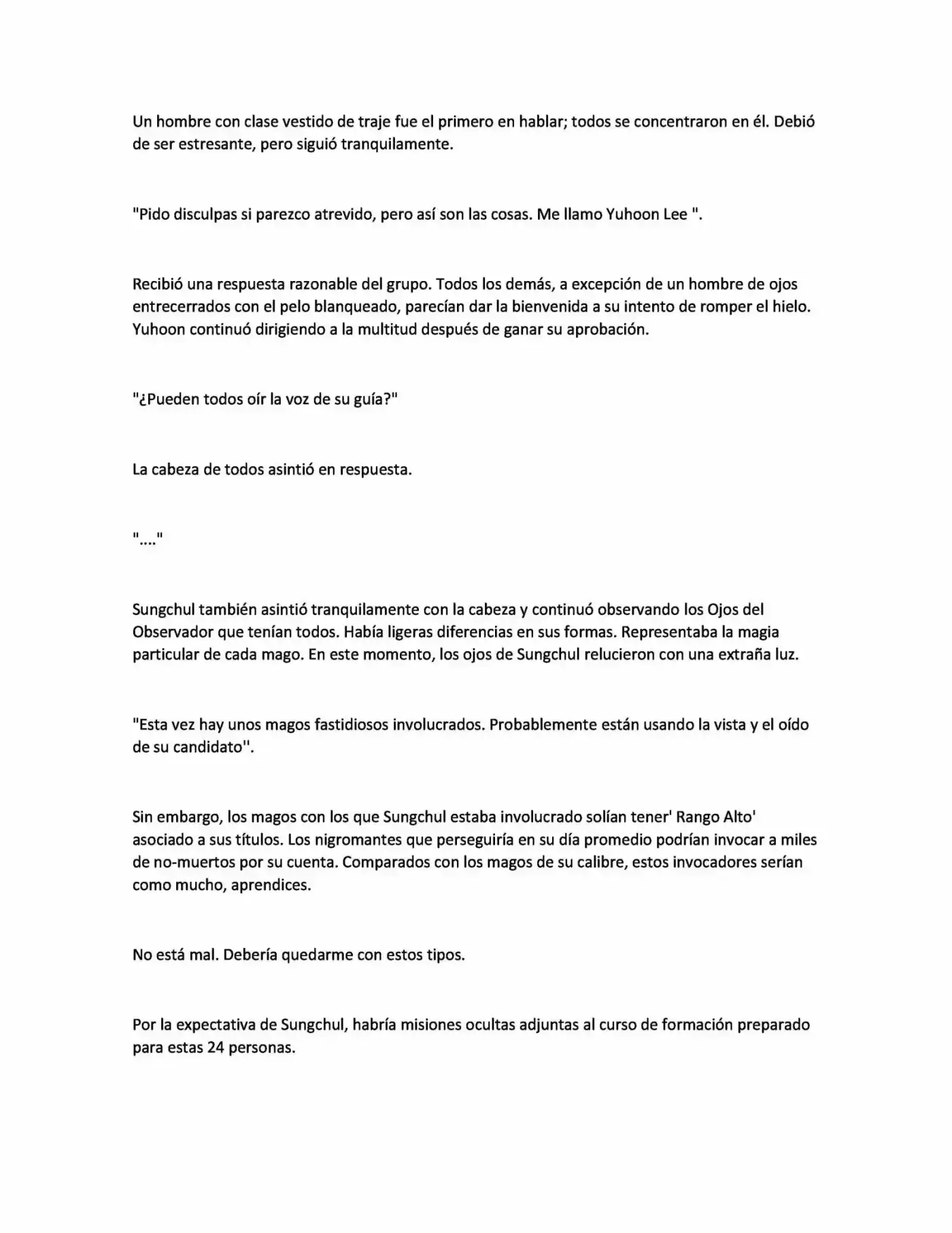Main Character Hide His Strenght (Novela) - Capítulo 3 - Página 4 - LectorTMOo