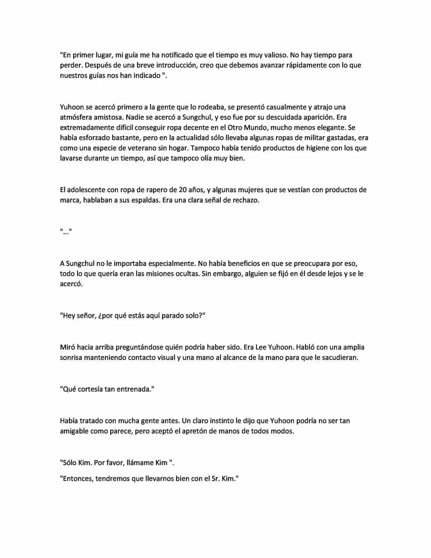 Main Character Hide His Strenght (Novela) - Capítulo 3 - Página 5 - LectorTMOo