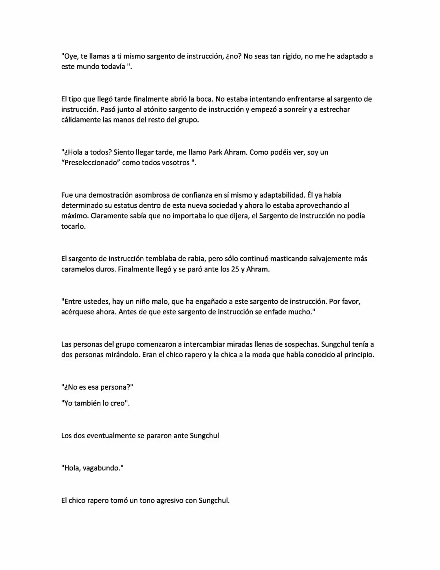 Main Character Hide His Strenght (Novela) - Capítulo 4 - Página 4 - LectorTMOo