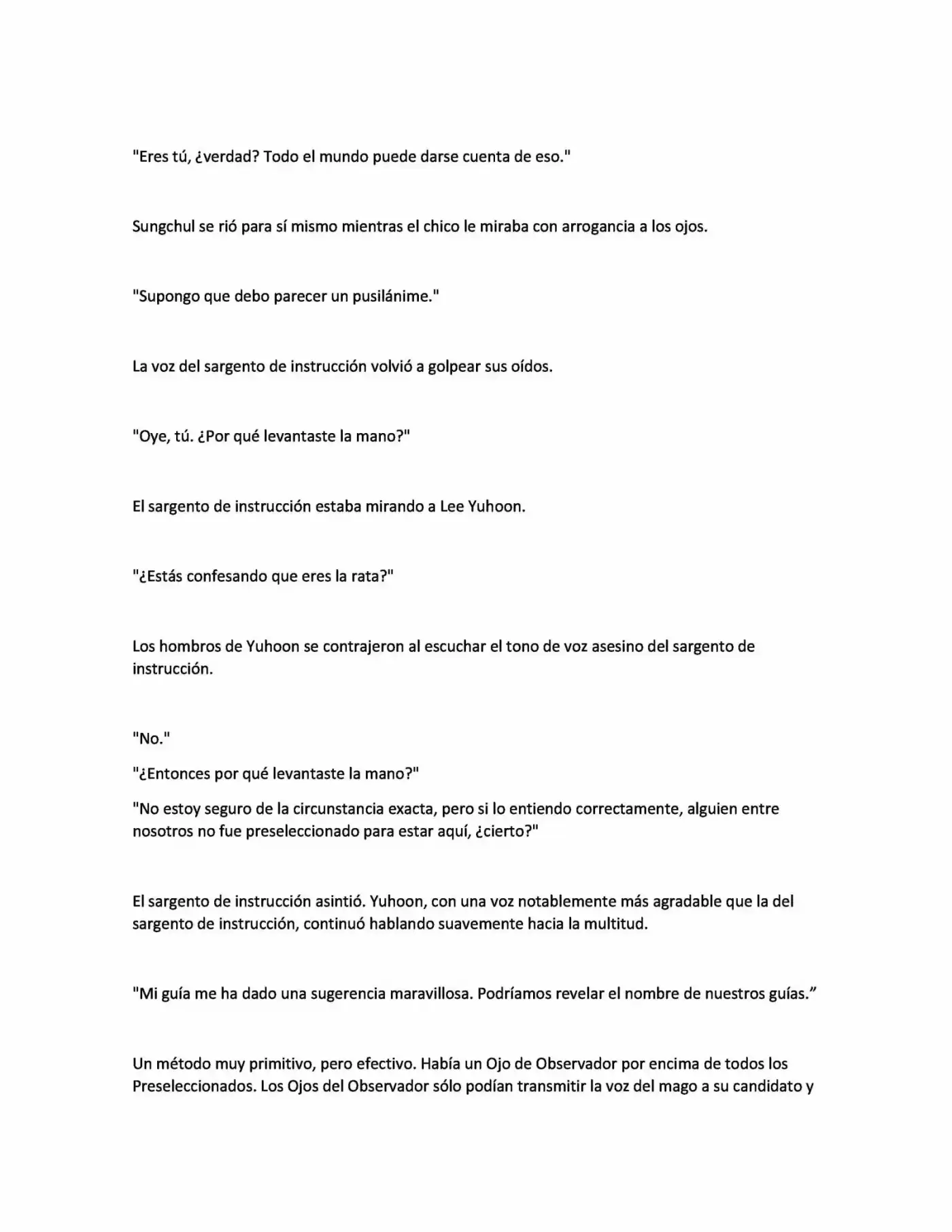 Main Character Hide His Strenght (Novela) - Capítulo 4 - Página 5 - LectorTMOo