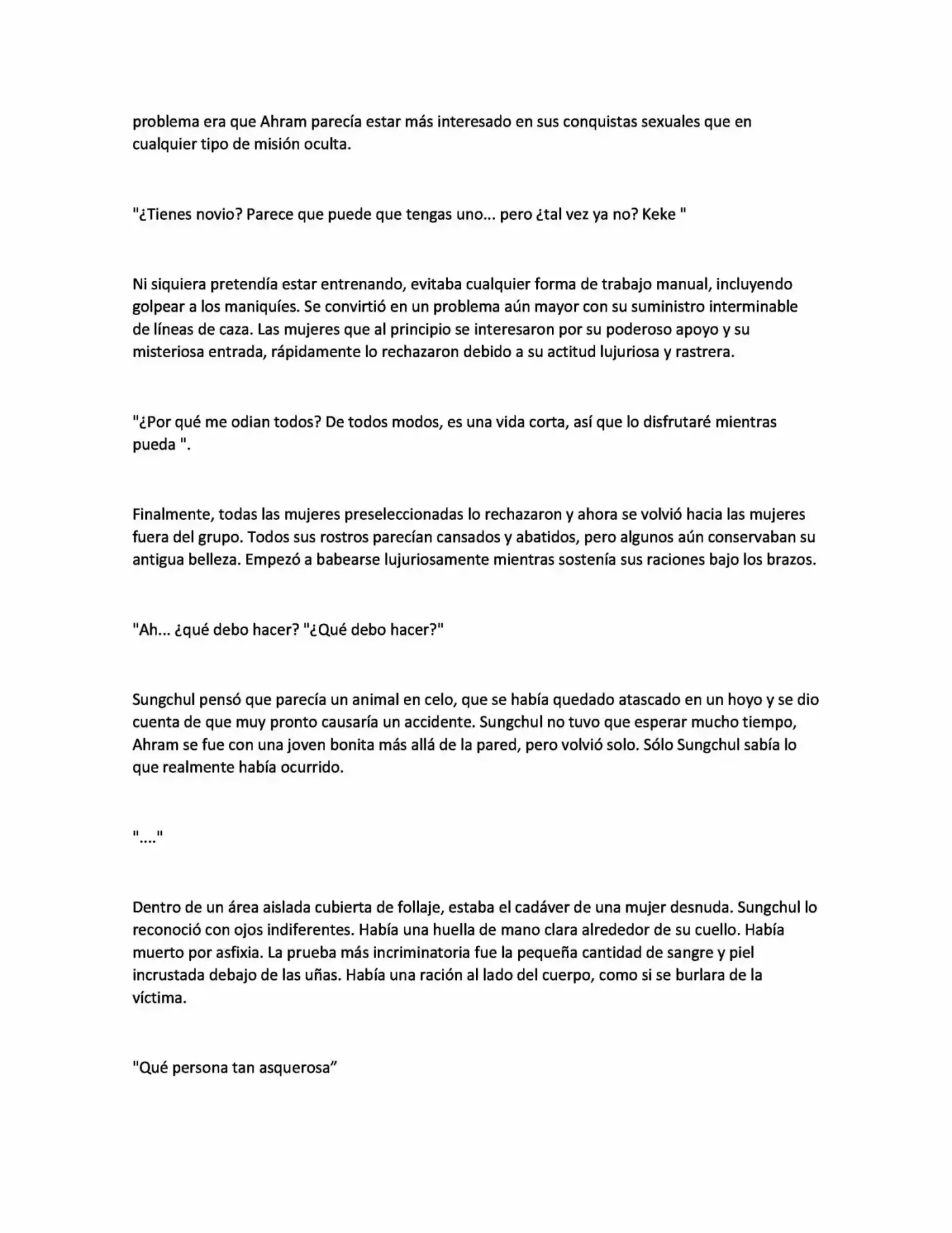 Main Character Hide His Strenght (Novela) - Capítulo 5 - Página 3 - LectorTMOo