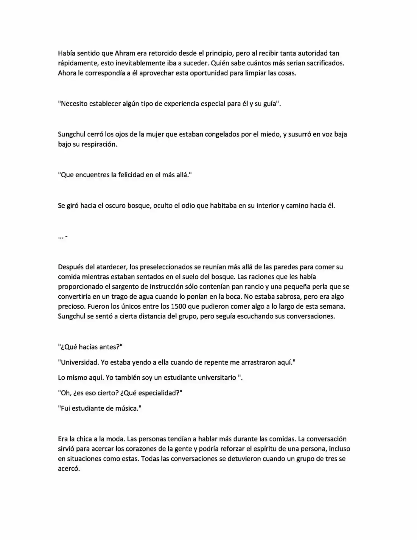 Main Character Hide His Strenght (Novela) - Capítulo 5 - Página 4 - LectorTMOo