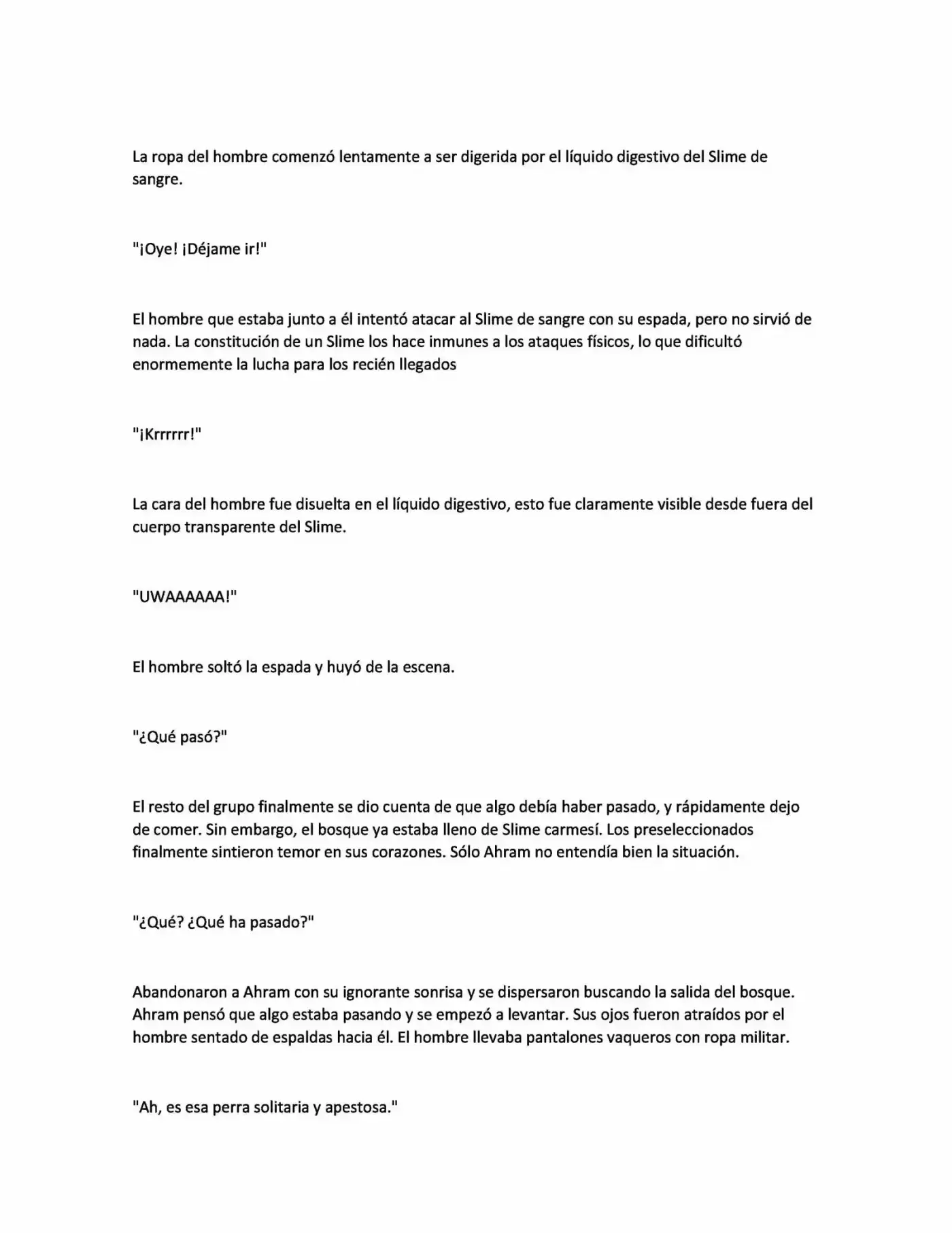 Main Character Hide His Strenght (Novela) - Capítulo 5 - Página 7 - LectorTMOo