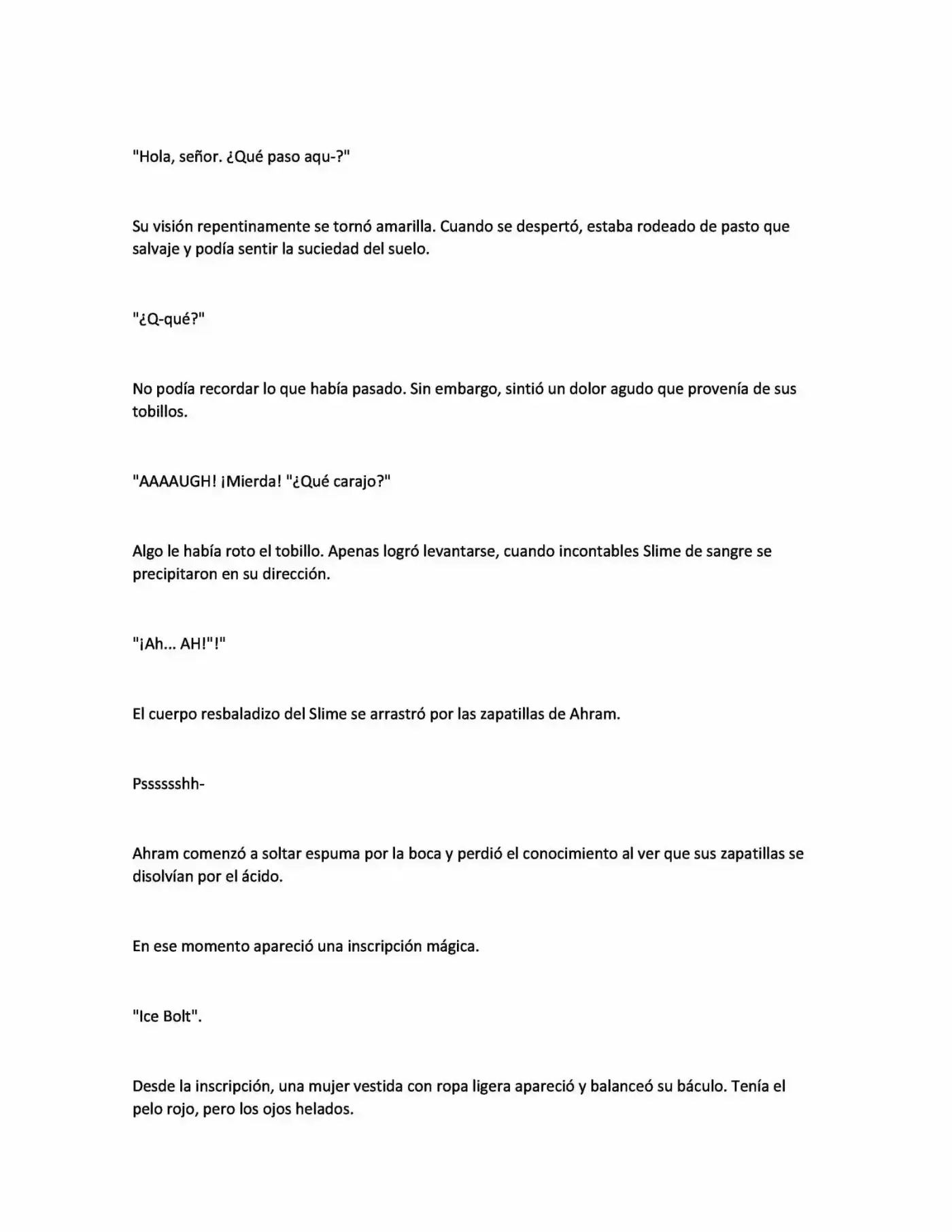Main Character Hide His Strenght (Novela) - Capítulo 5 - Página 8 - LectorTMOo