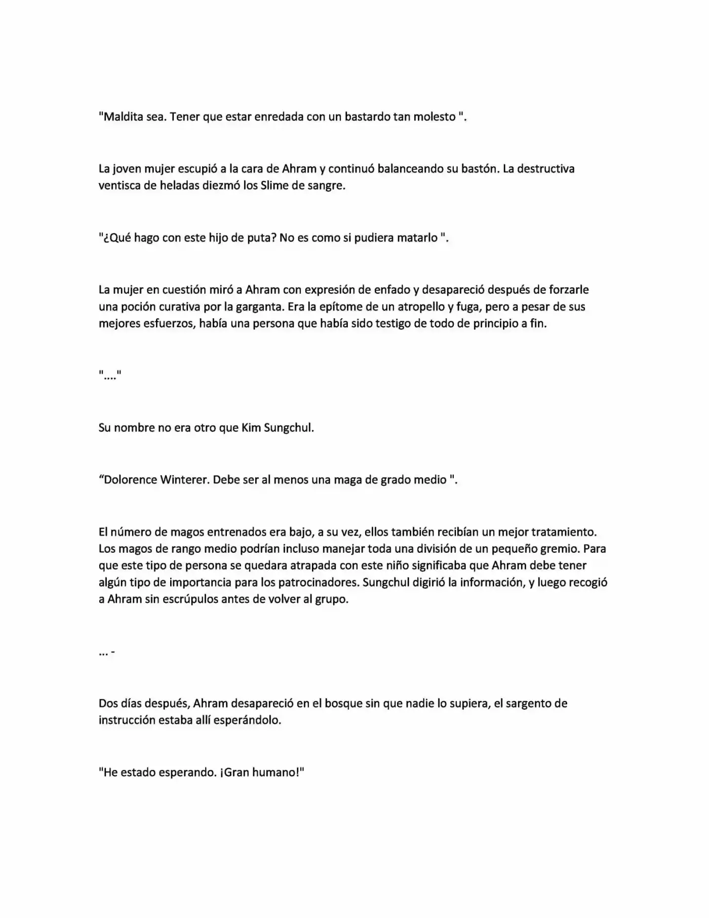 Main Character Hide His Strenght (Novela) - Capítulo 5 - Página 9 - LectorTMOo
