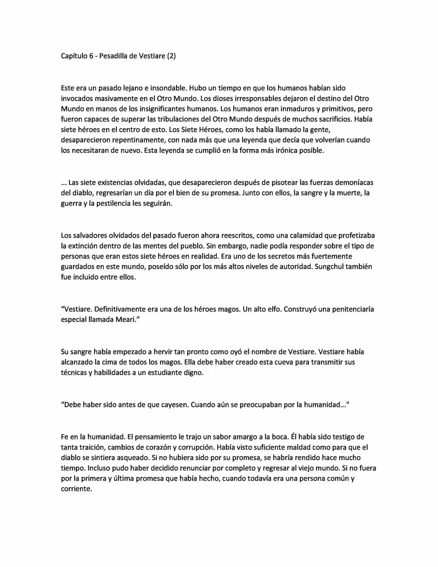Main Character Hide His Strenght (Novela) - Capítulo 6 - Página 1 - LectorTMOo