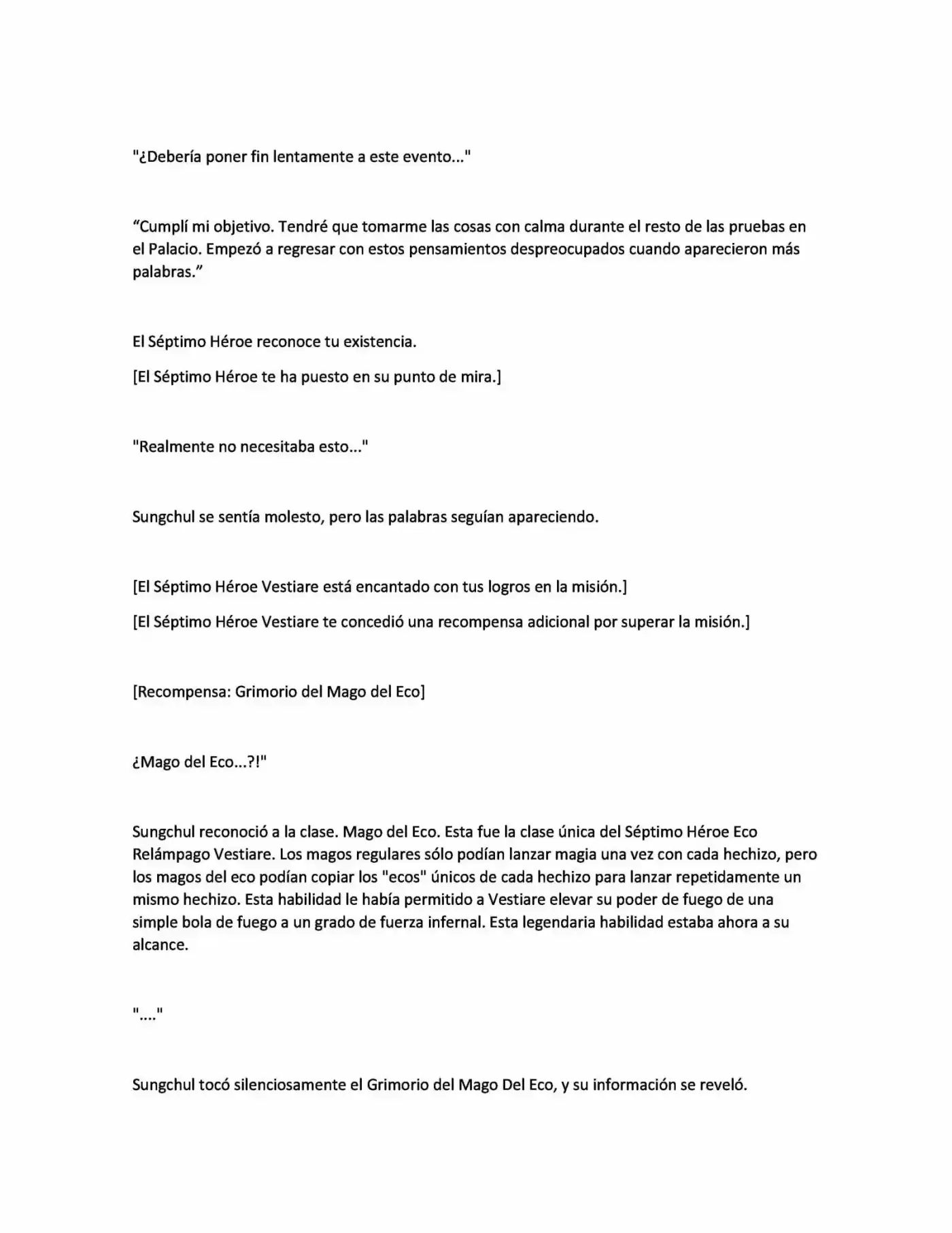 Main Character Hide His Strenght (Novela) - Capítulo 6 - Página 9 - LectorTMOo