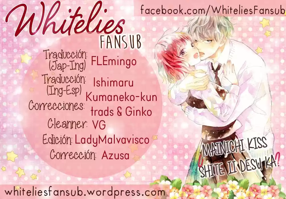 Mainichi Kiss Shite Ii Desu Ka? - Capítulo 10 - Página 1 - LectorTMOo