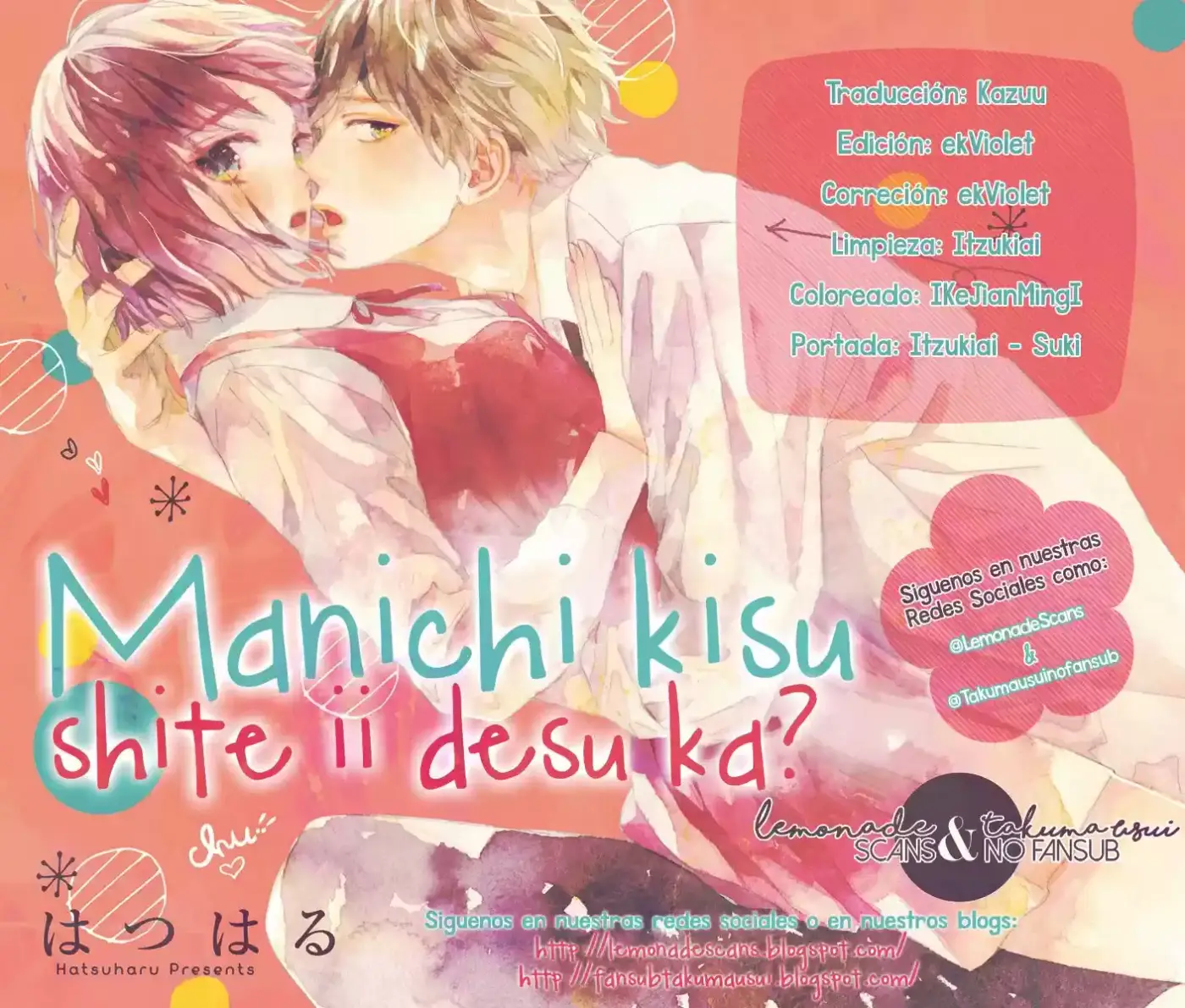 Mainichi Kiss Shite Ii Desu Ka? - Capítulo 3 - Página 1 - LectorTMOo