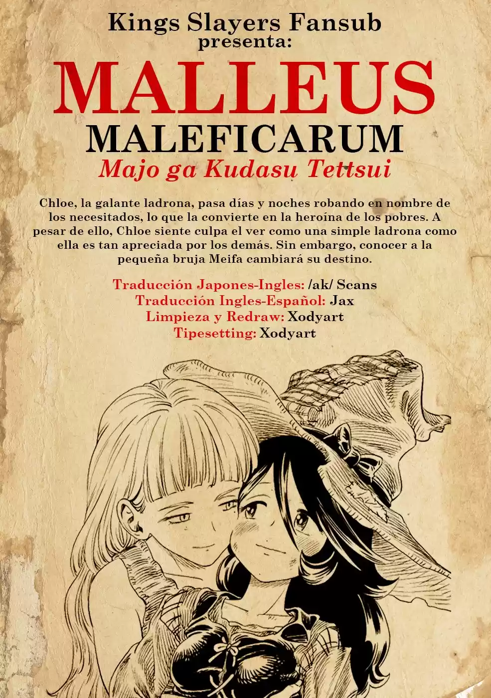 Majo Ga Kudasu Tettsui Malleus Maleficarum - Capítulo 1 - Página 1 - LectorTMOo