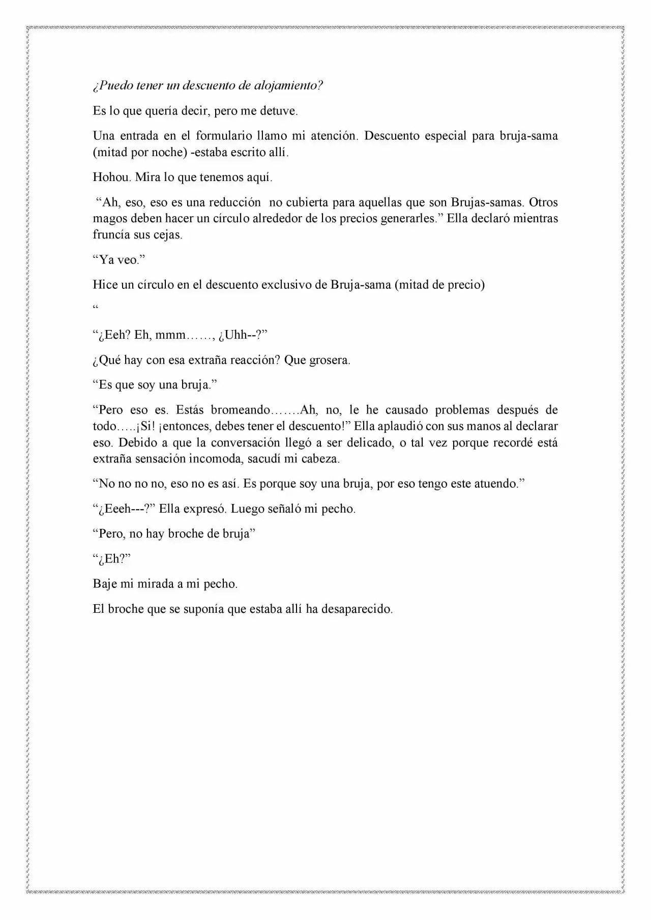 Majo No Tabitabi (Novela) - Capítulo 1.20 - Página 5 - LectorTMOo