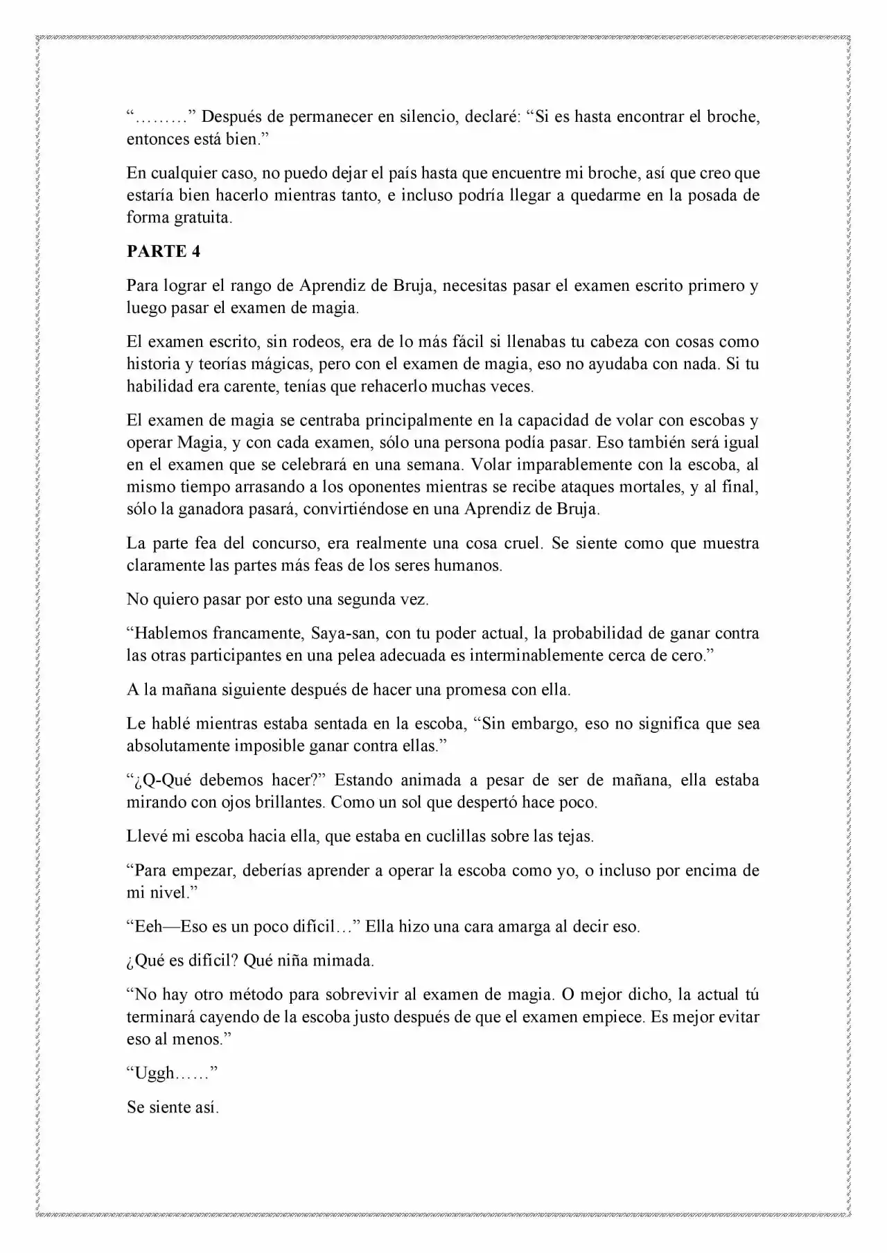 Majo No Tabitabi (Novela) - Capítulo 1.30 - Página 6 - LectorTMOo