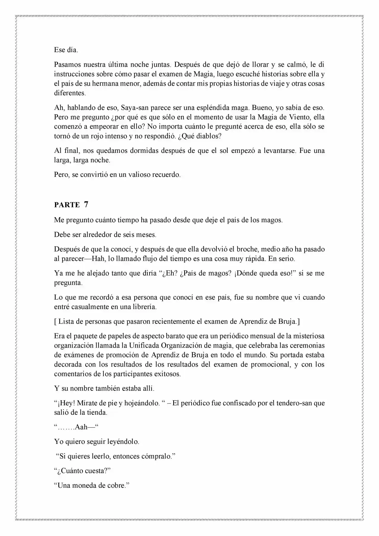 Majo No Tabitabi (Novela) - Capítulo 1.50 - Página 7 - LectorTMOo