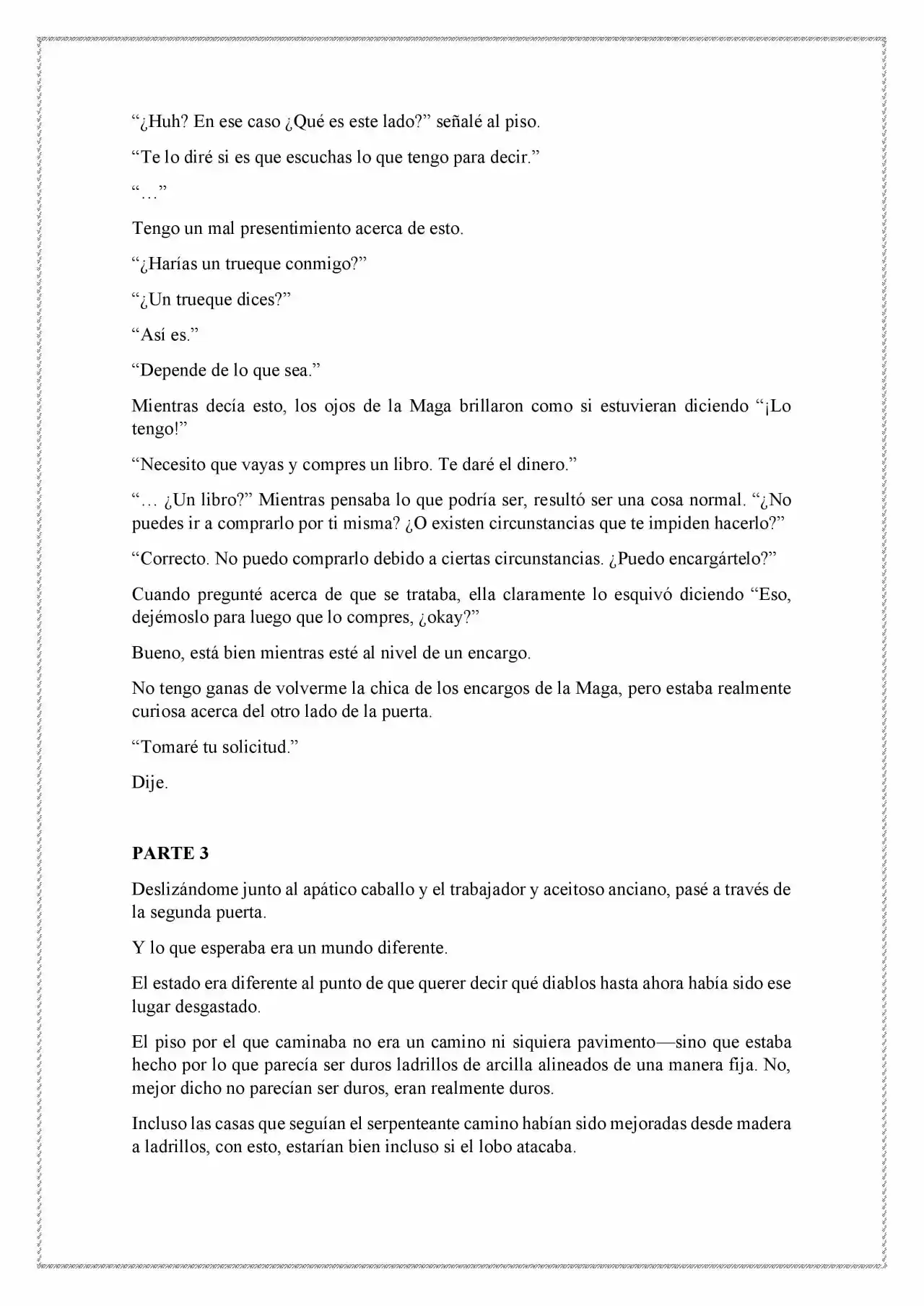 Majo No Tabitabi (Novela) - Capítulo 11 - Página 6 - LectorTMOo