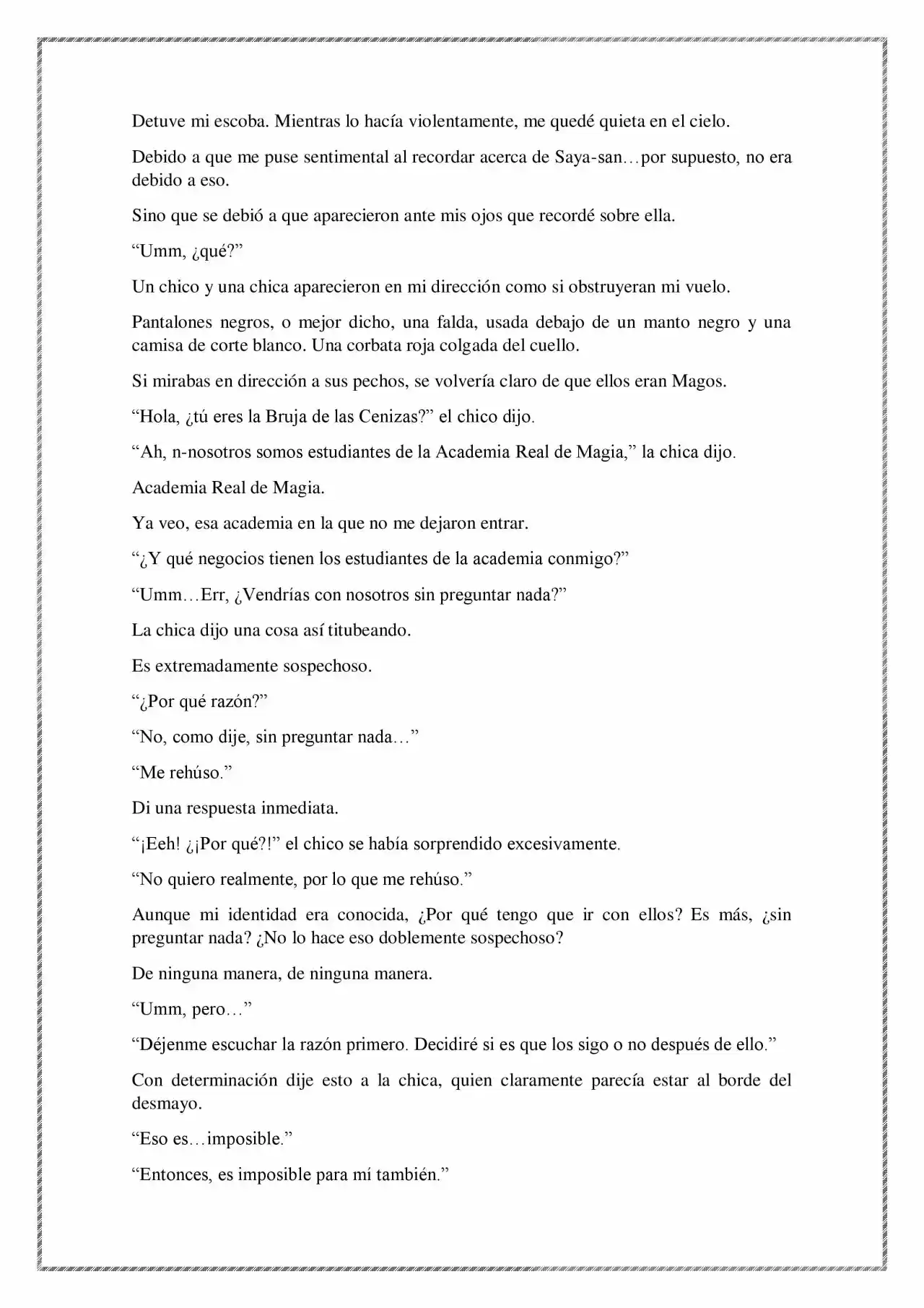 Majo No Tabitabi (Novela) - Capítulo 14 - Página 8 - LectorTMOo