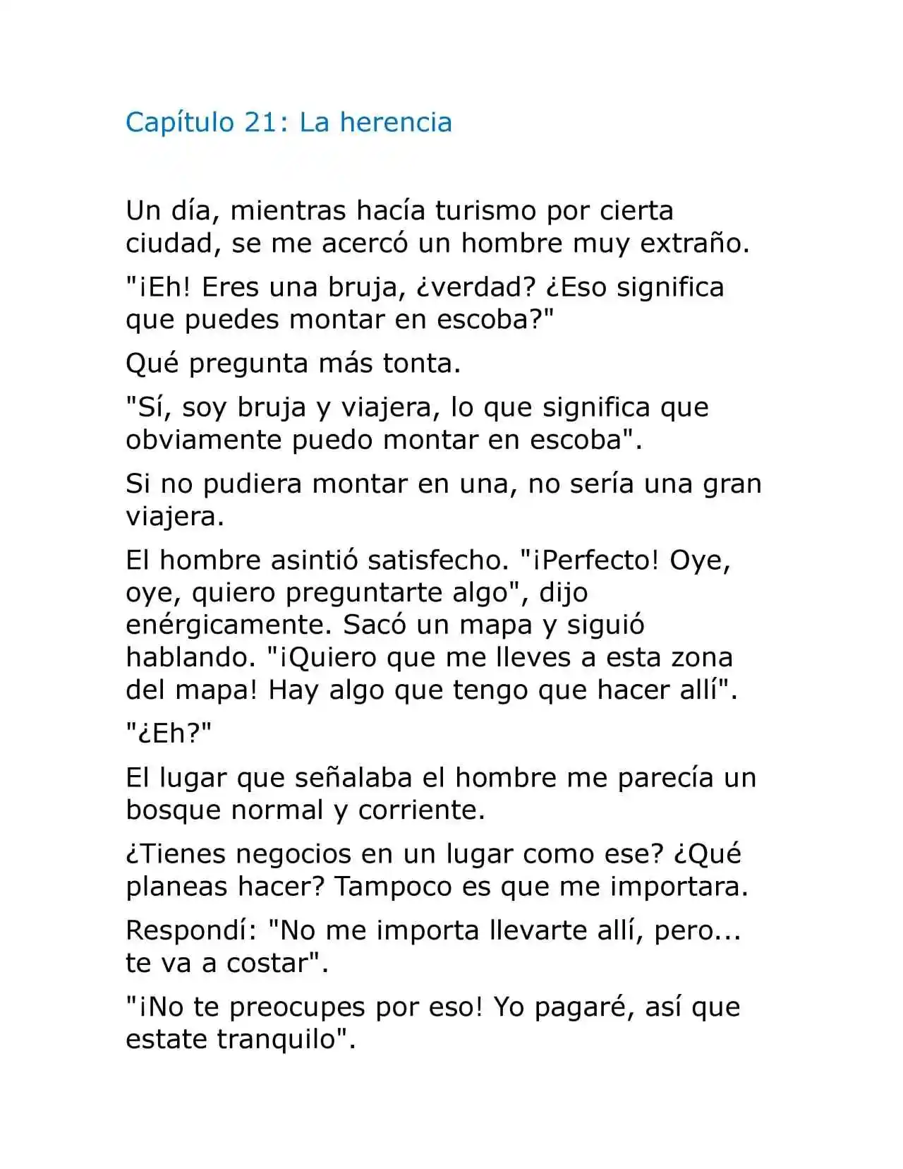 Majo No Tabitabi (Novela) - Capítulo 21 - Página 1 - LectorTMOo