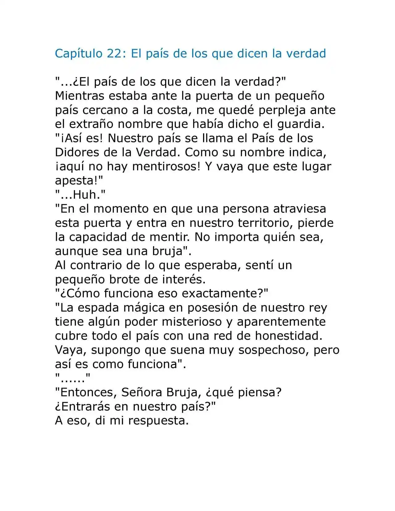 Majo No Tabitabi (Novela) - Capítulo 22 - Página 1 - LectorTMOo