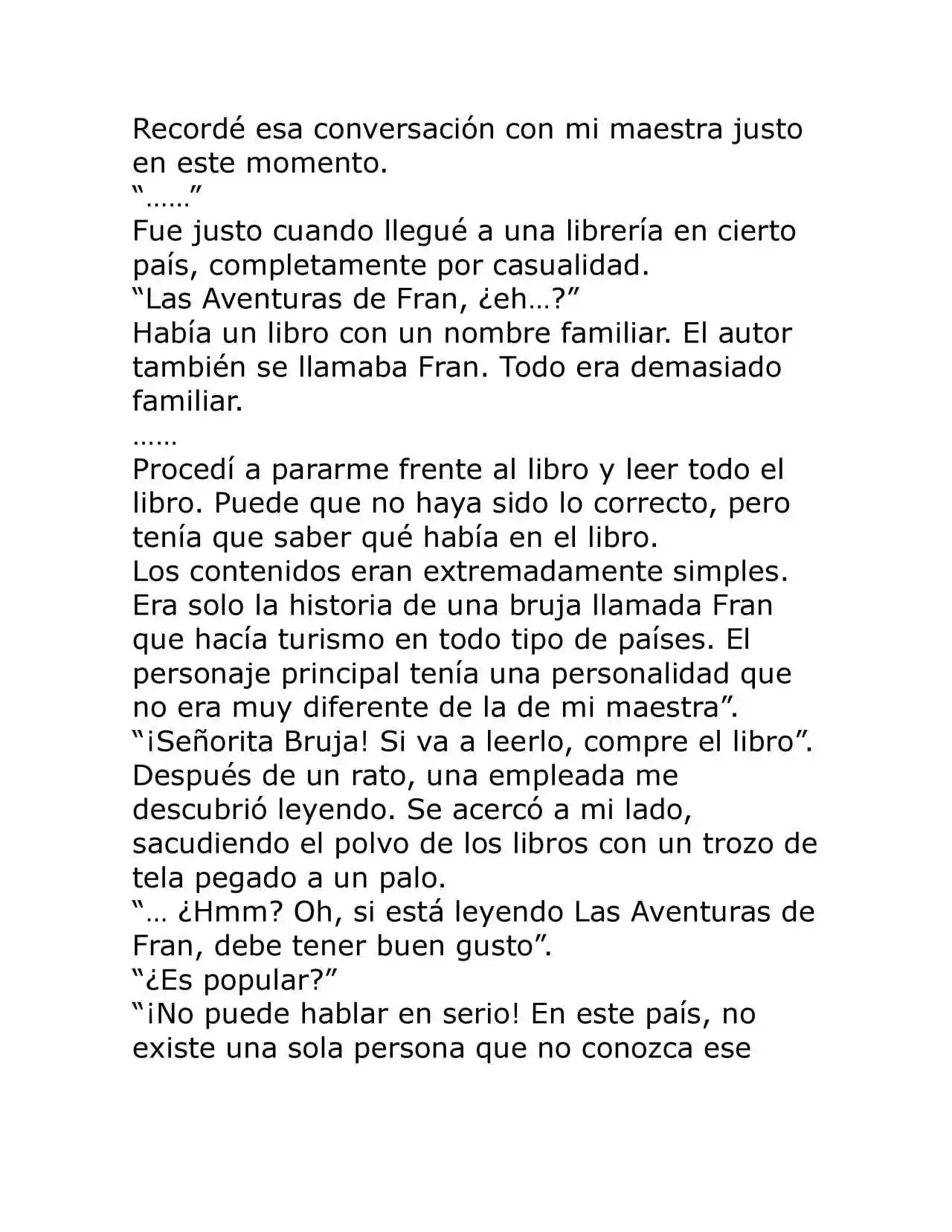 Majo No Tabitabi (Novela) - Capítulo 24 - Página 6 - LectorTMOo