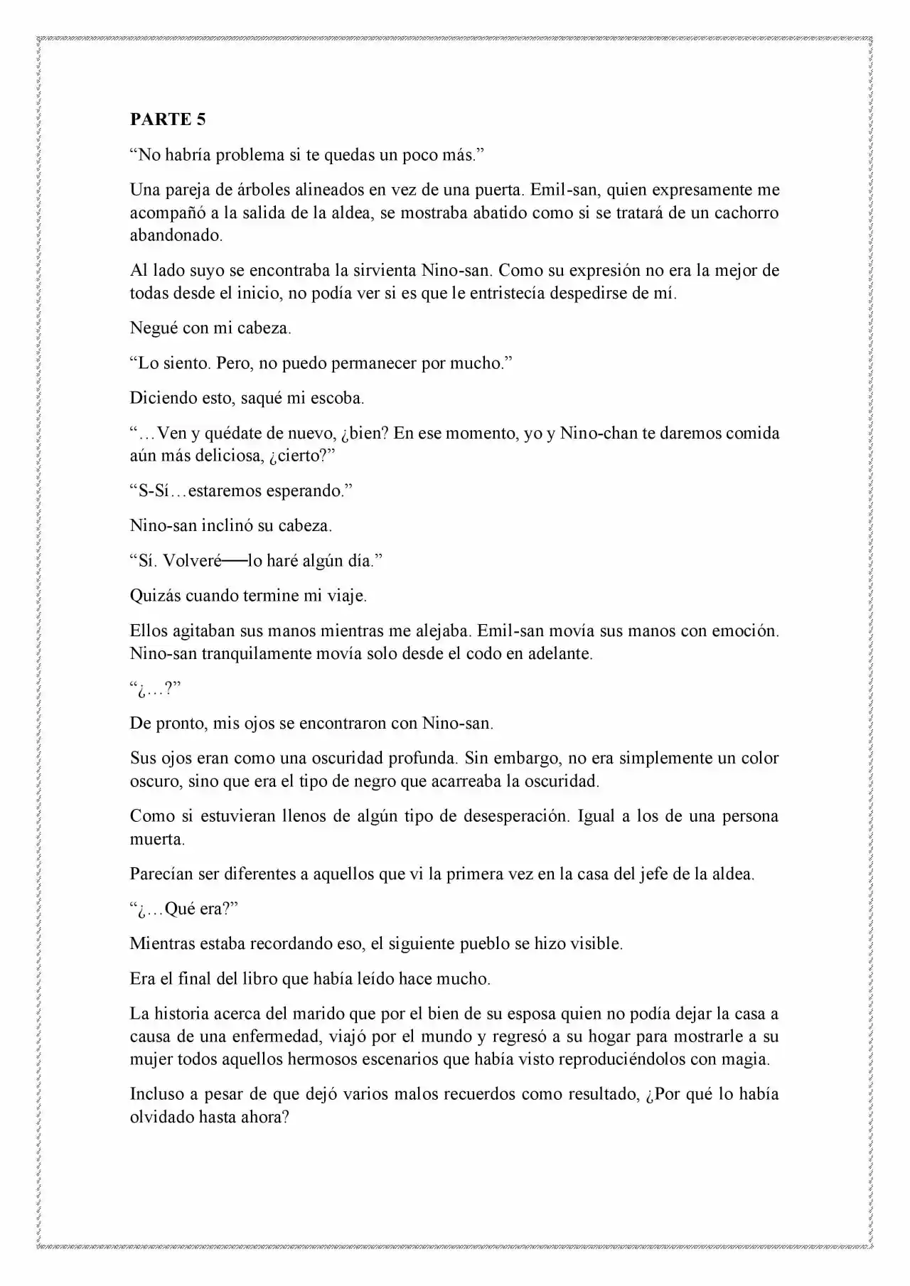 Majo No Tabitabi (Novela) - Capítulo 6 - Página 14 - LectorTMOo