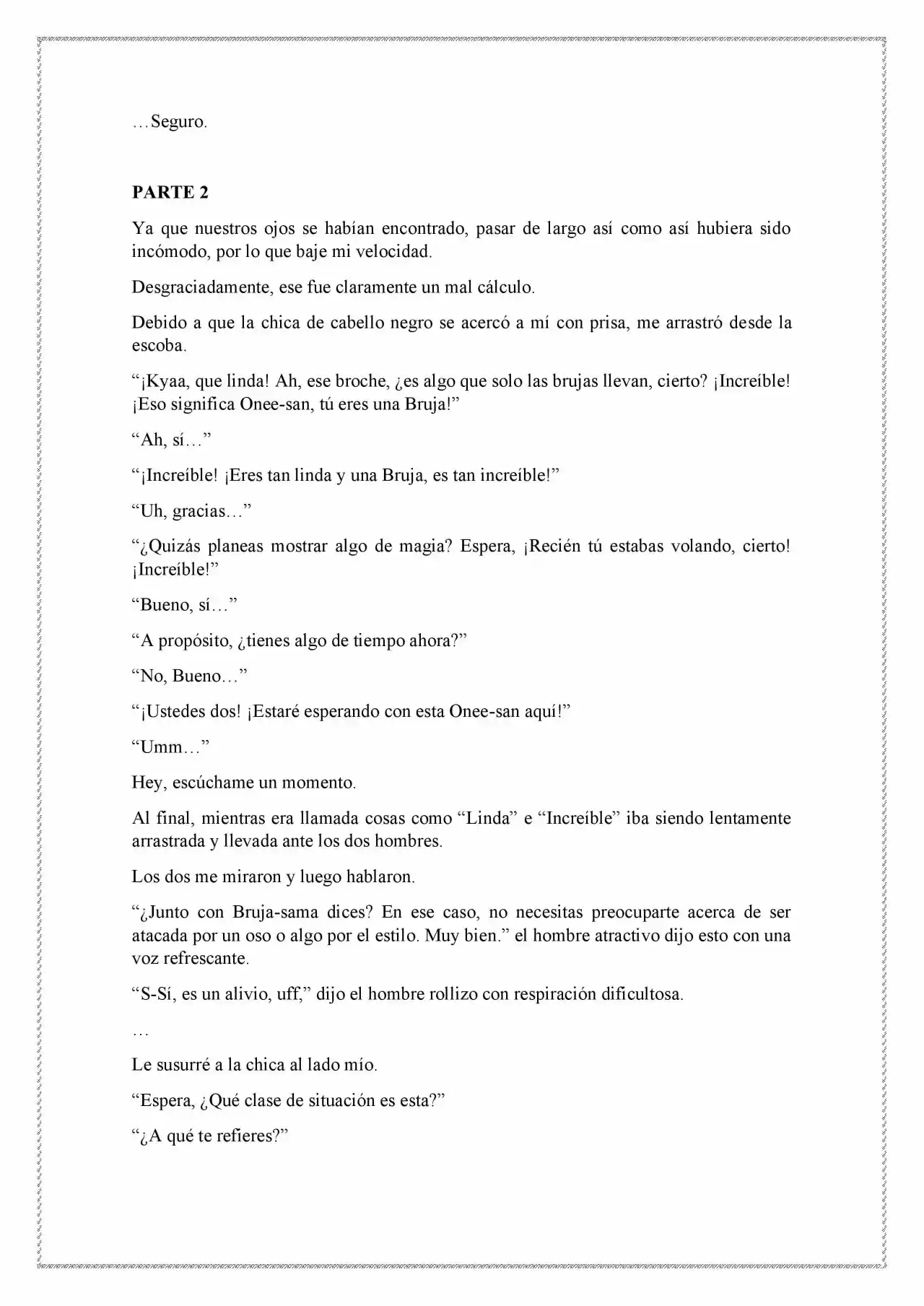 Majo No Tabitabi (Novela) - Capítulo 8 - Página 3 - LectorTMOo