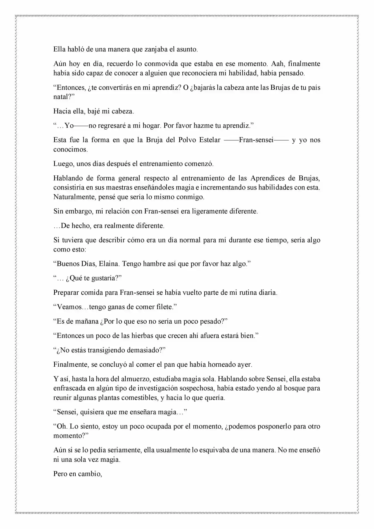 Majo No Tabitabi (Novela) - Capítulo 9 - Página 5 - LectorTMOo
