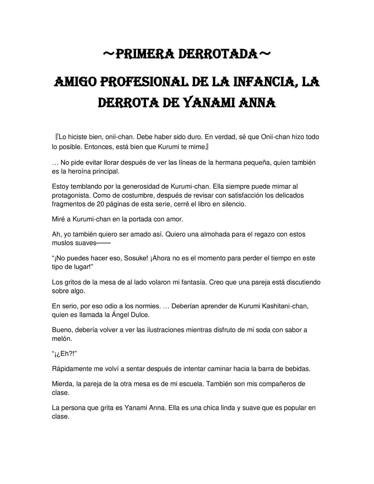 Makeine Too Many Losing Heroines! (Novela) - Capítulo 1 - Página 2 - LectorTMOo