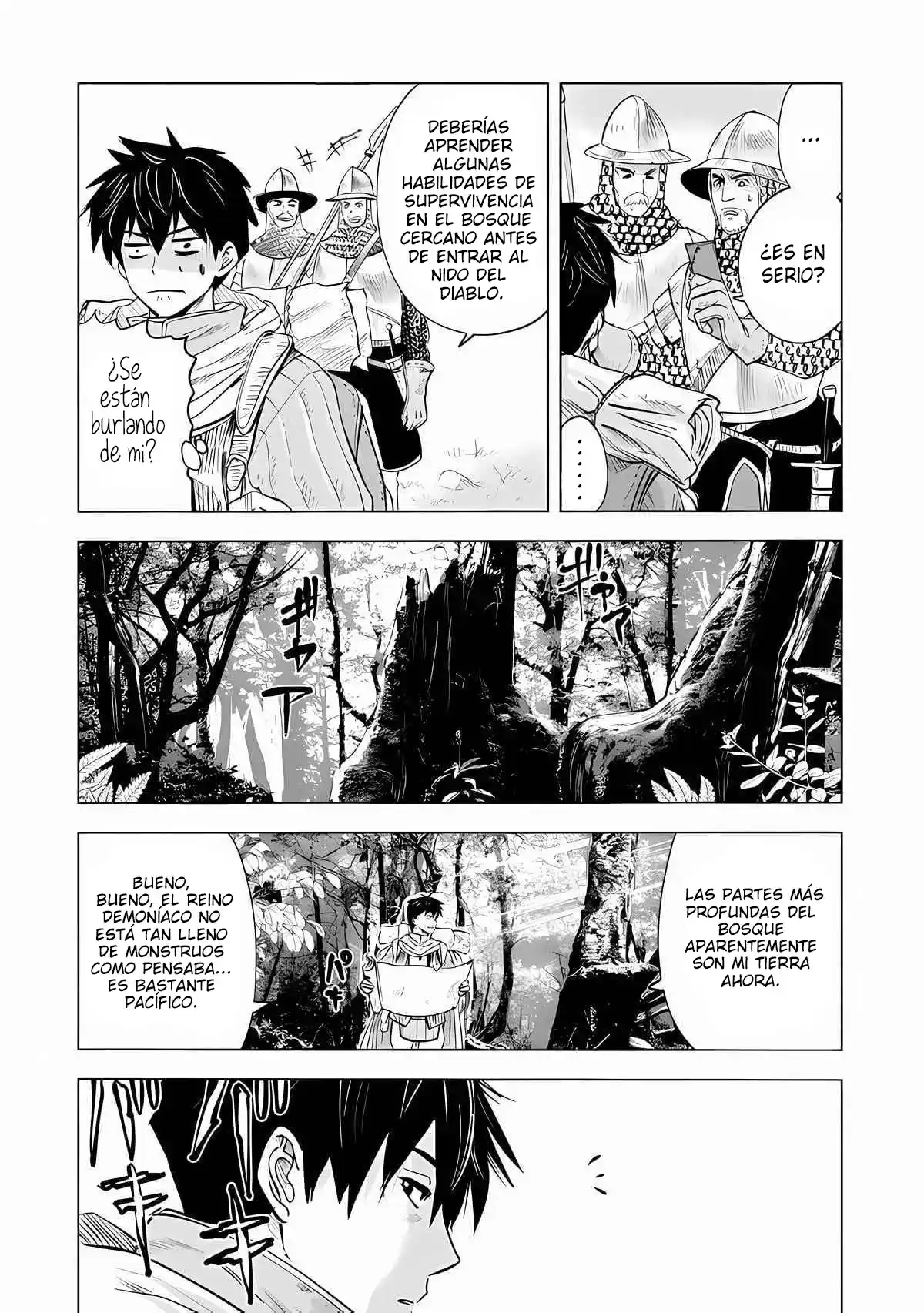 Makyo Seikatsu ~ Gakeppuchi Boken Sha Ga Hiki Komoru Ni Ha Hirosugiru - Capítulo 1.1 - Página 14 - LectorTMOo