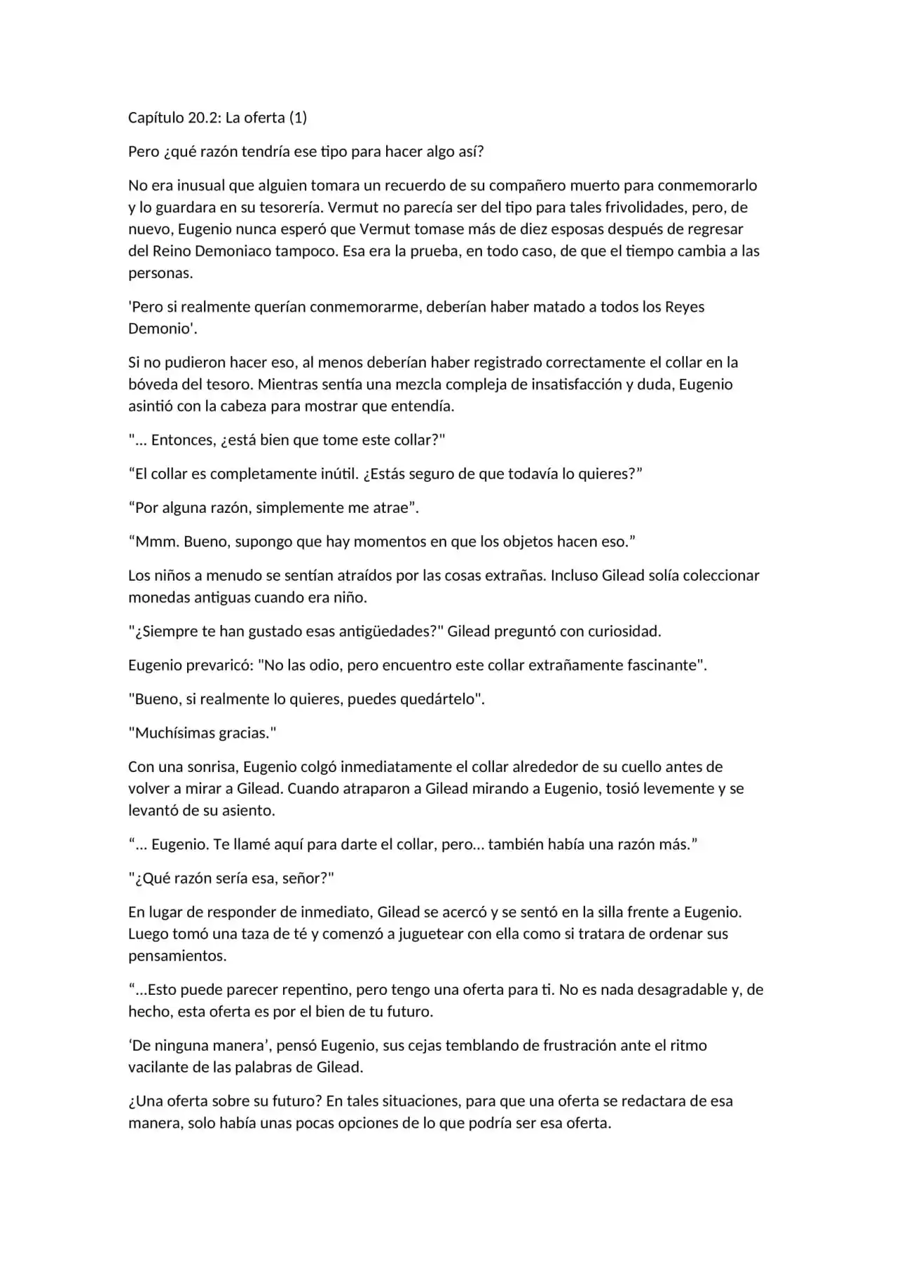 Maldita Reencarnación (Novela) - Capítulo 20.20 - Página 3 - LectorTMOo