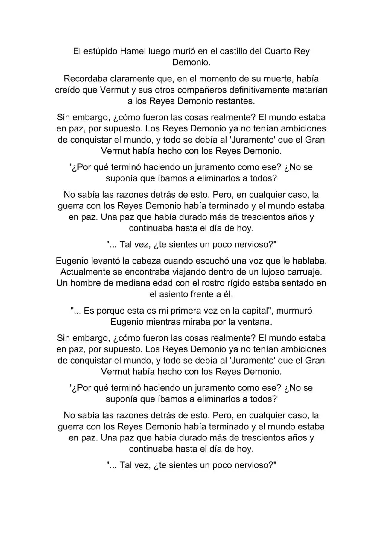 Maldita Reencarnación (Novela) - Capítulo 3 - Página 6 - LectorTMOo