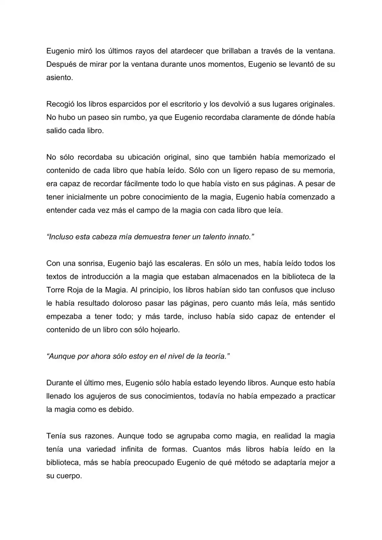 Maldita Reencarnación (Novela) - Capítulo 31 - Página 6 - LectorTMOo