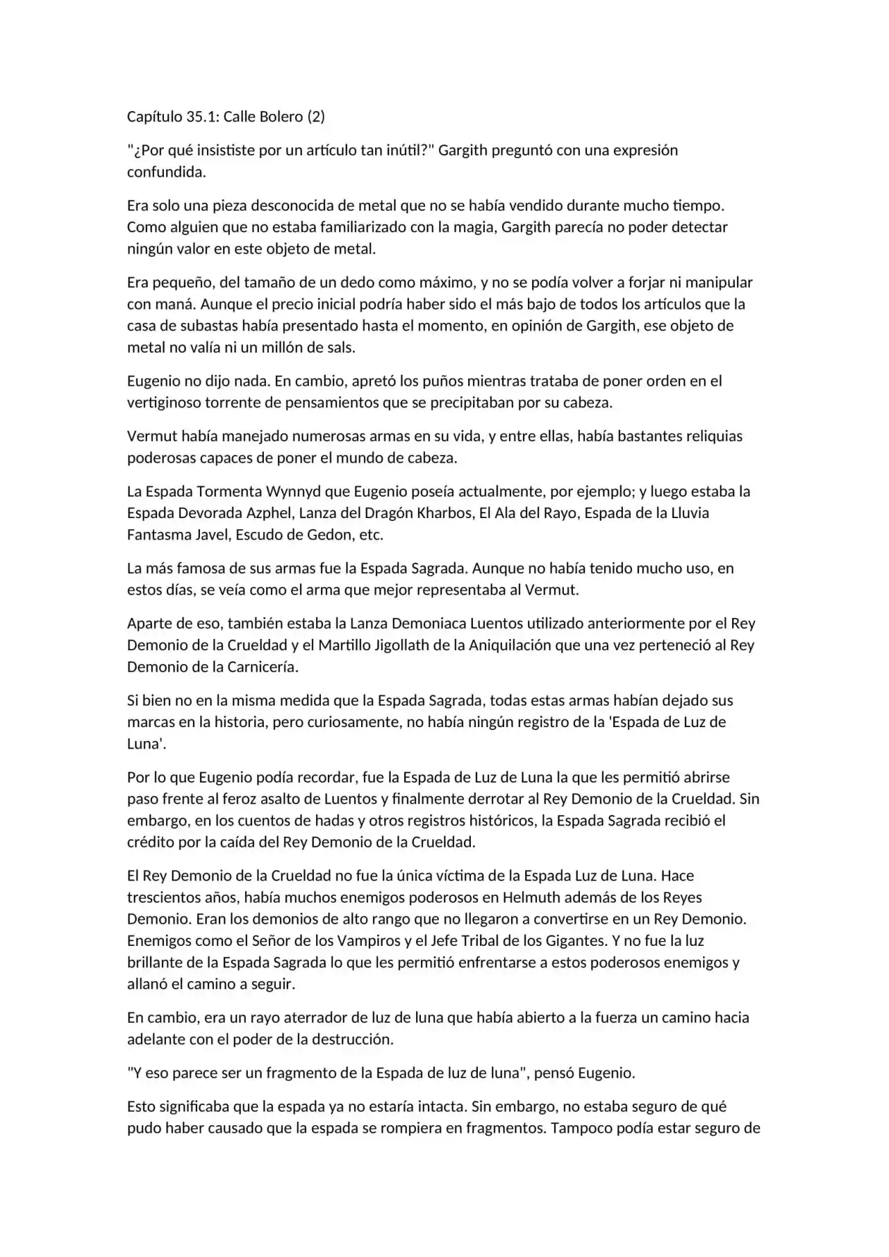 Maldita Reencarnación (Novela) - Capítulo 35 - Página 2 - LectorTMOo