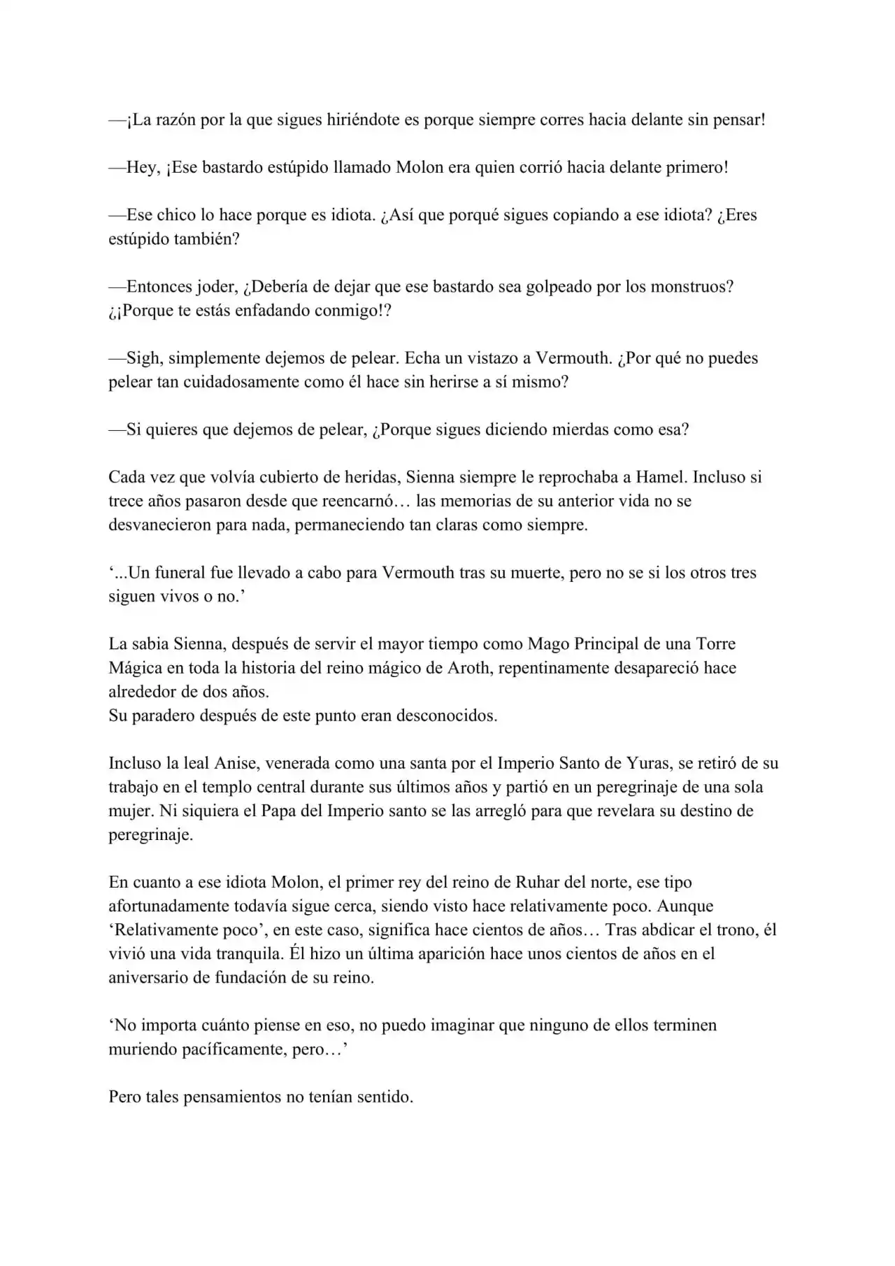 Maldita Reencarnación (Novela) - Capítulo 8 - Página 6 - LectorTMOo