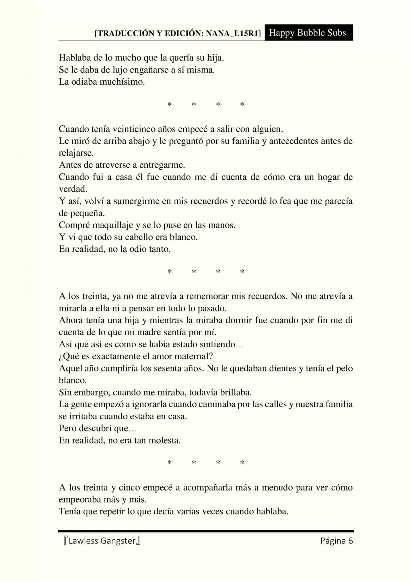 Mamá, Solía Odiarte (Novela) - Capítulo 1 - Página 6 - LectorTMOo