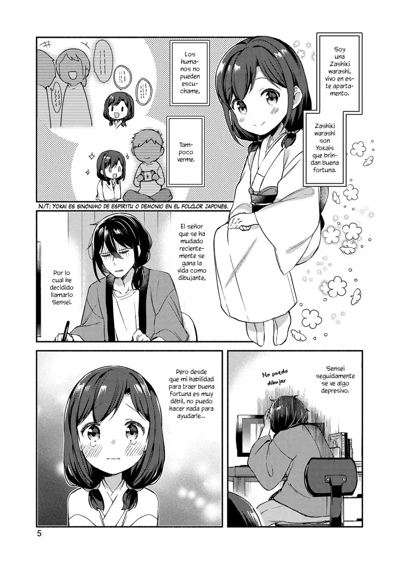 Mangaka-sensei To Zashiki Warashi - Capítulo 1 - Página 6 - LectorTMOo