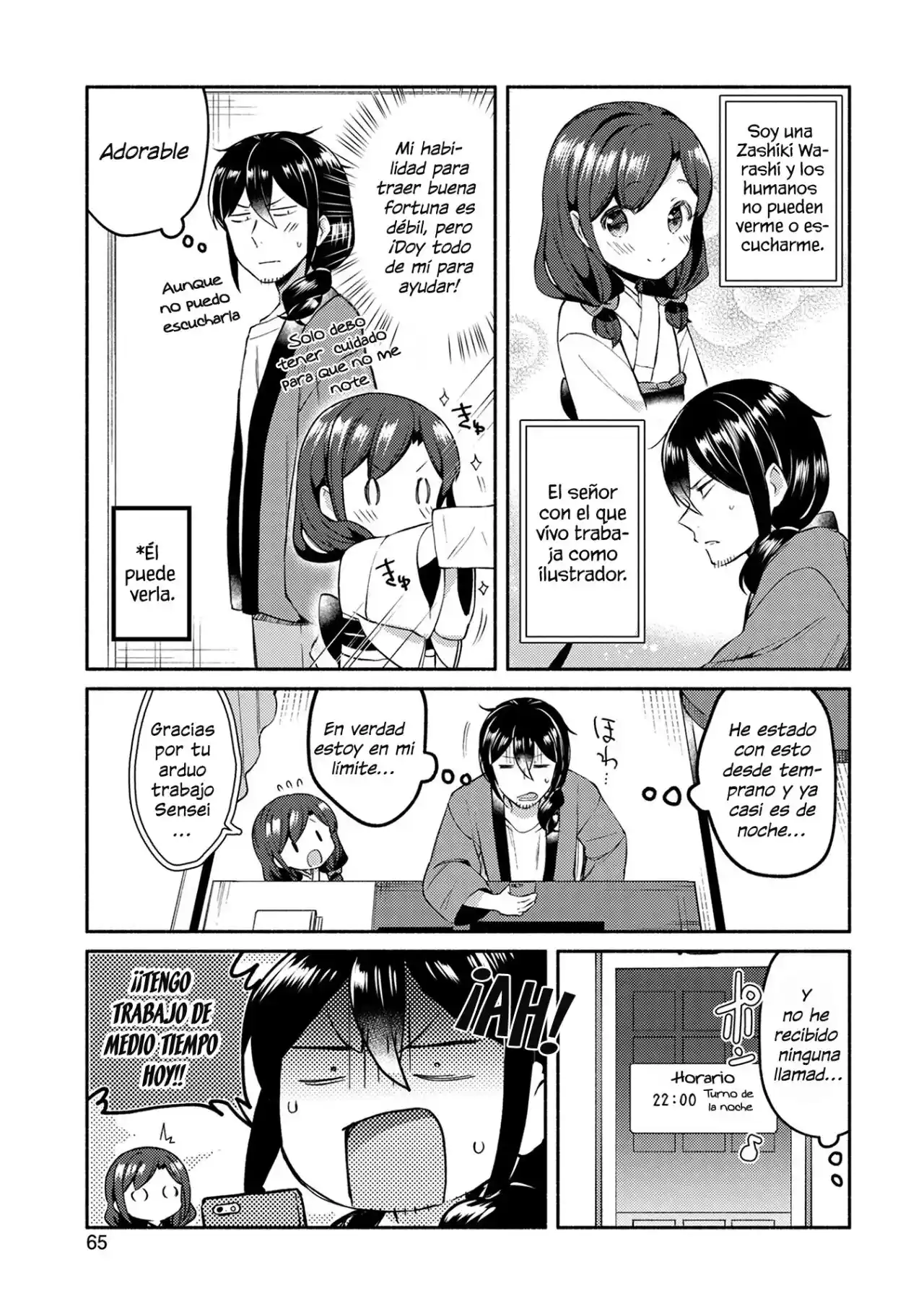 Mangaka-sensei To Zashiki Warashi - Capítulo 4 - Página 2 - LectorTMOo
