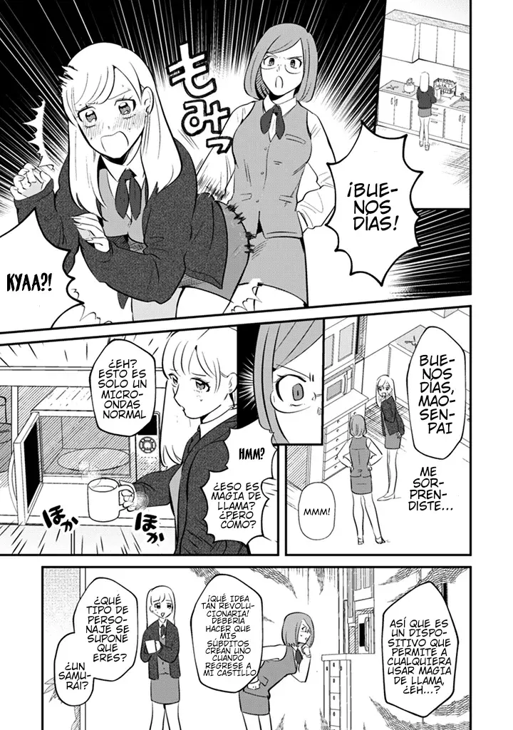 MaOL! ~Shachiku OL To Isekai Saikyou Maou Irekawari Seikatsu~ - Capítulo 3 - Página 7 - LectorTMOo