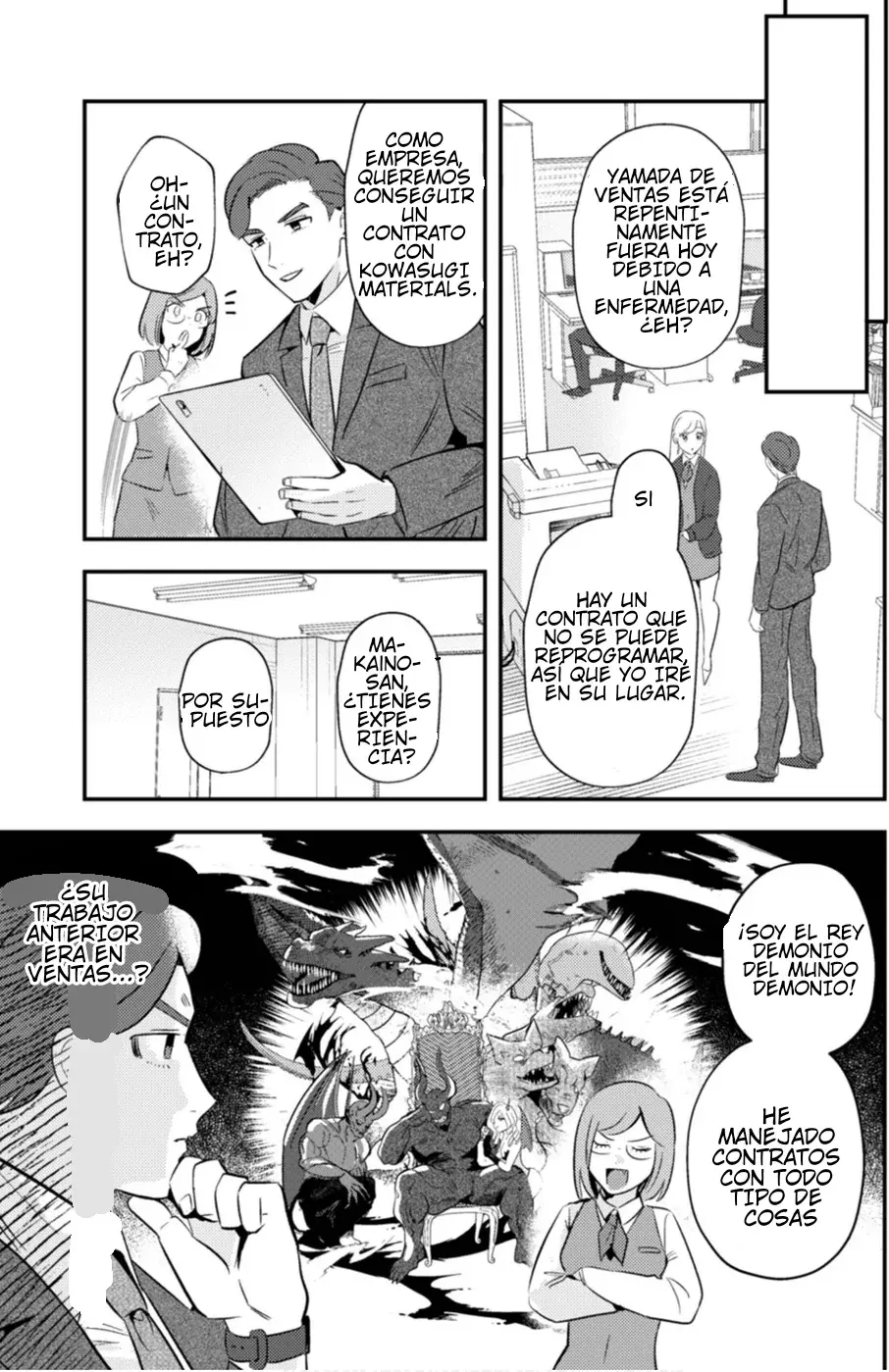 MaOL! ~Shachiku OL To Isekai Saikyou Maou Irekawari Seikatsu~ - Capítulo 5 - Página 6 - LectorTMOo