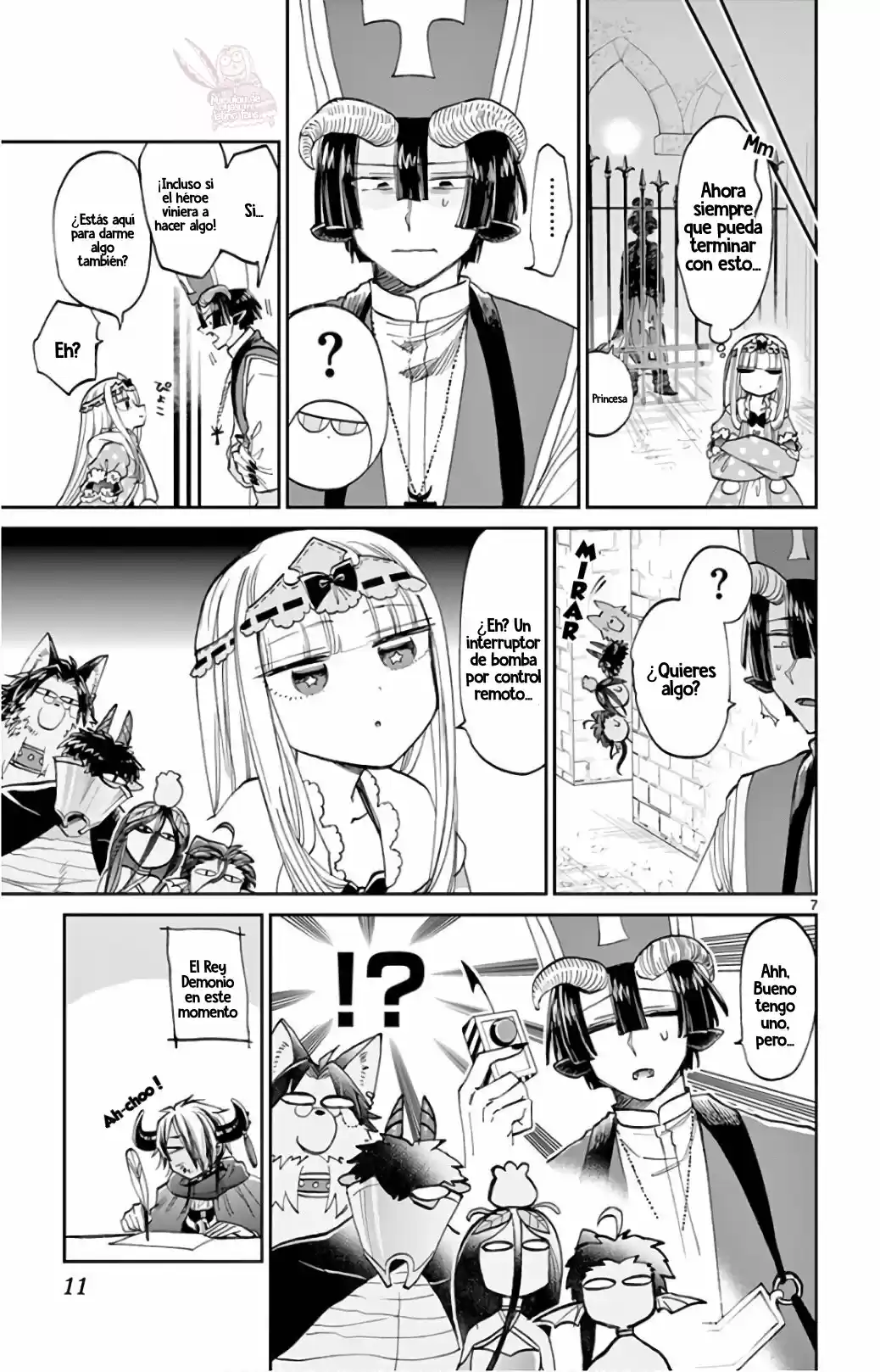 MAOU-JOU DE OYASUMI - Capítulo 105 - Página 8 - LectorTMOo