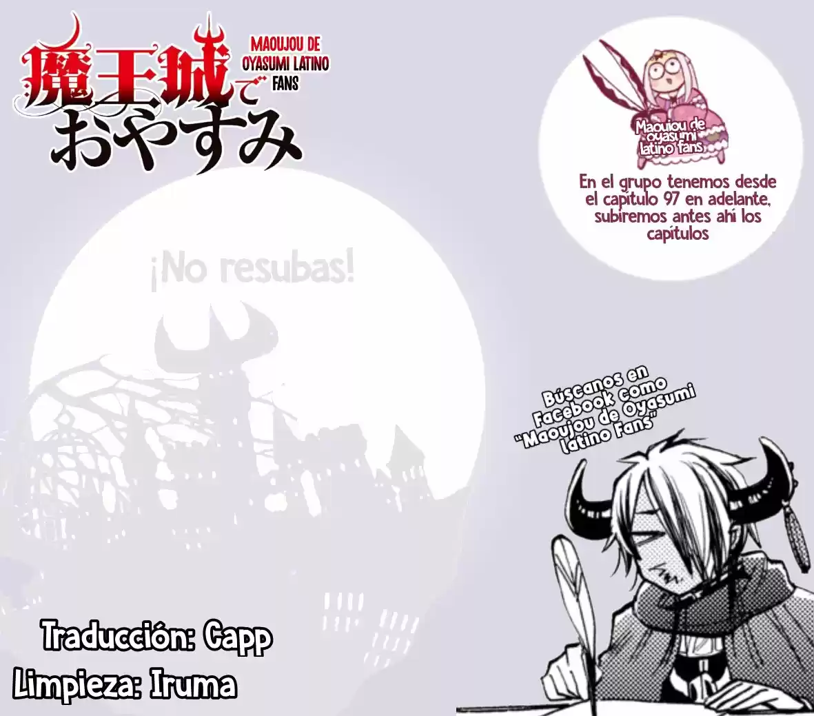 MAOU-JOU DE OYASUMI - Capítulo 109 - Página 1 - LectorTMOo