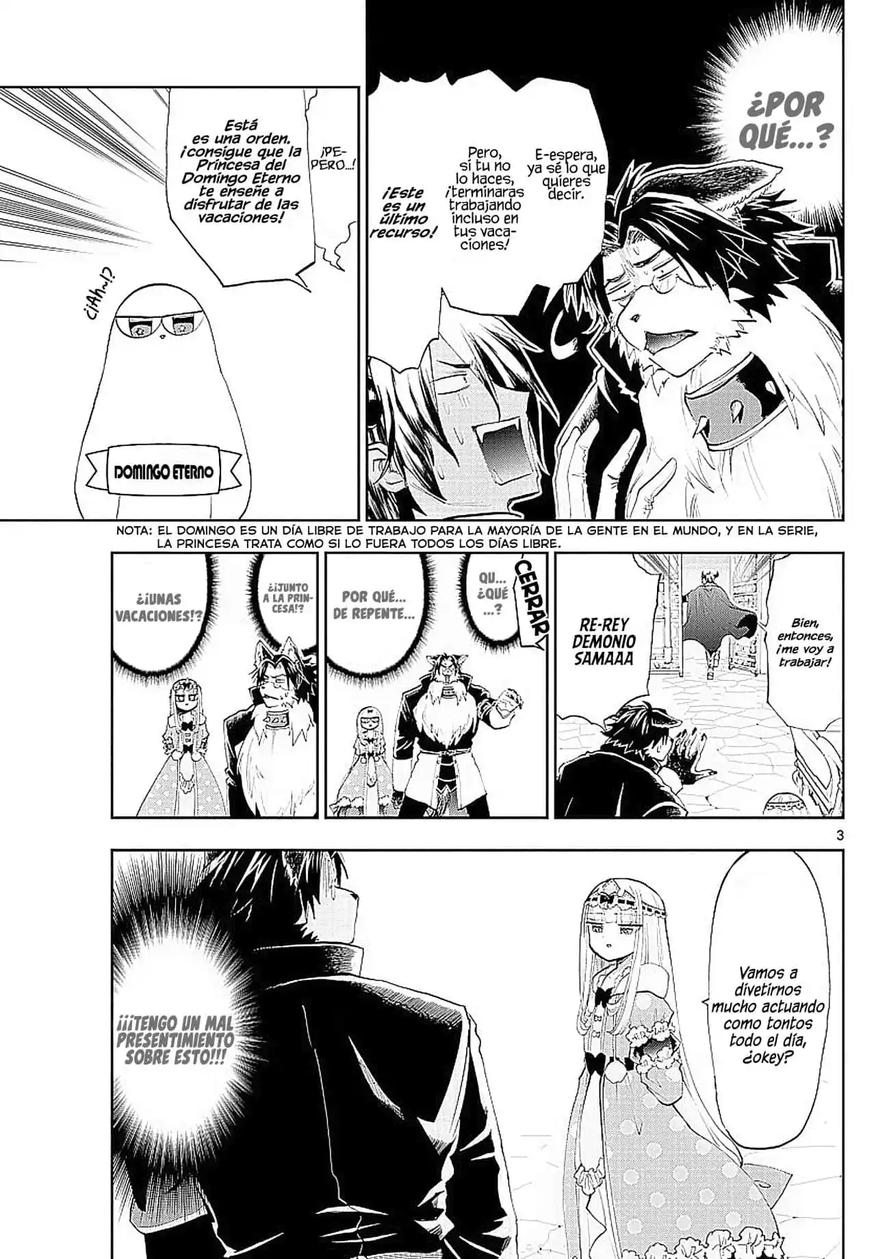 MAOU-JOU DE OYASUMI - Capítulo 121 - Página 4 - LectorTMOo