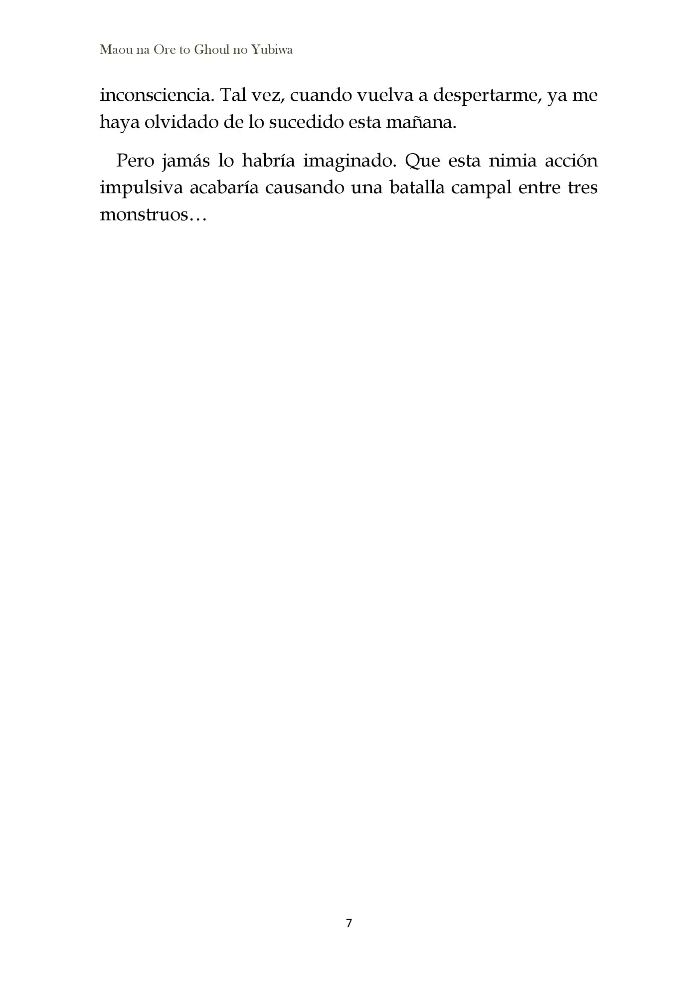 Maou Na Ore To Fushihime No Yubiwa (novela) - Capítulo 1 - Página 12 - LectorTMOo