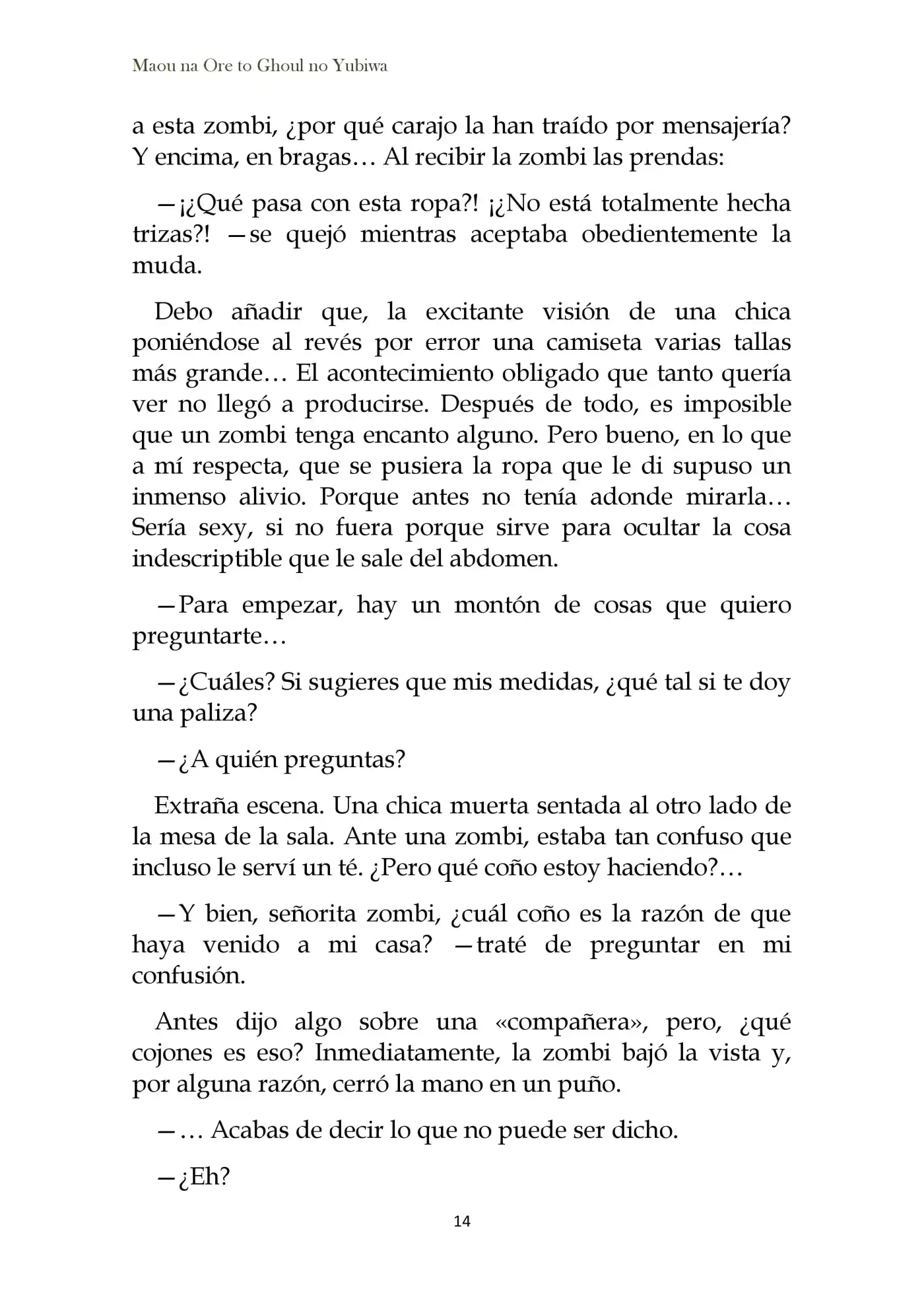 Maou Na Ore To Fushihime No Yubiwa (novela) - Capítulo 1 - Página 19 - LectorTMOo
