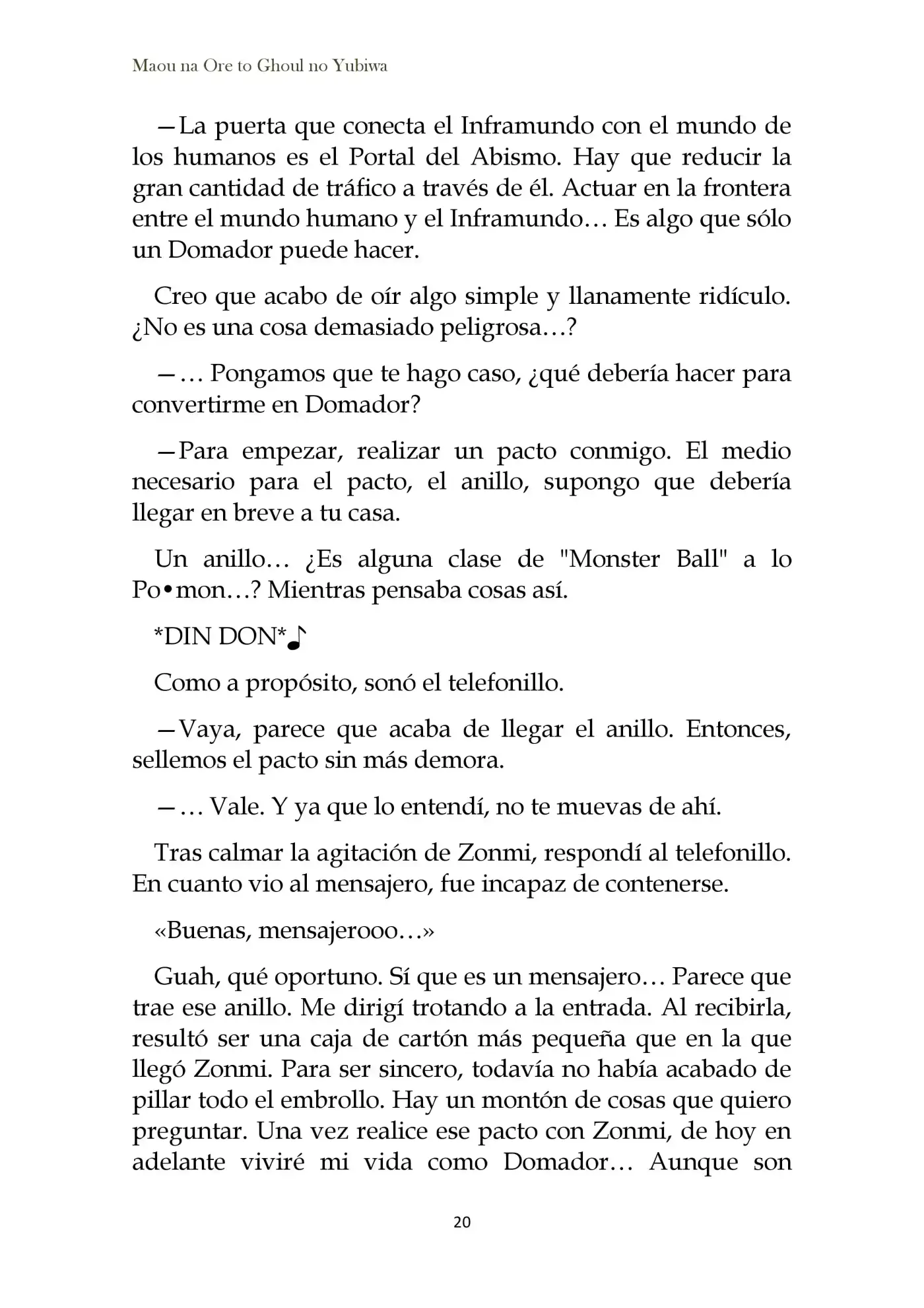 Maou Na Ore To Fushihime No Yubiwa (novela) - Capítulo 1 - Página 25 - LectorTMOo