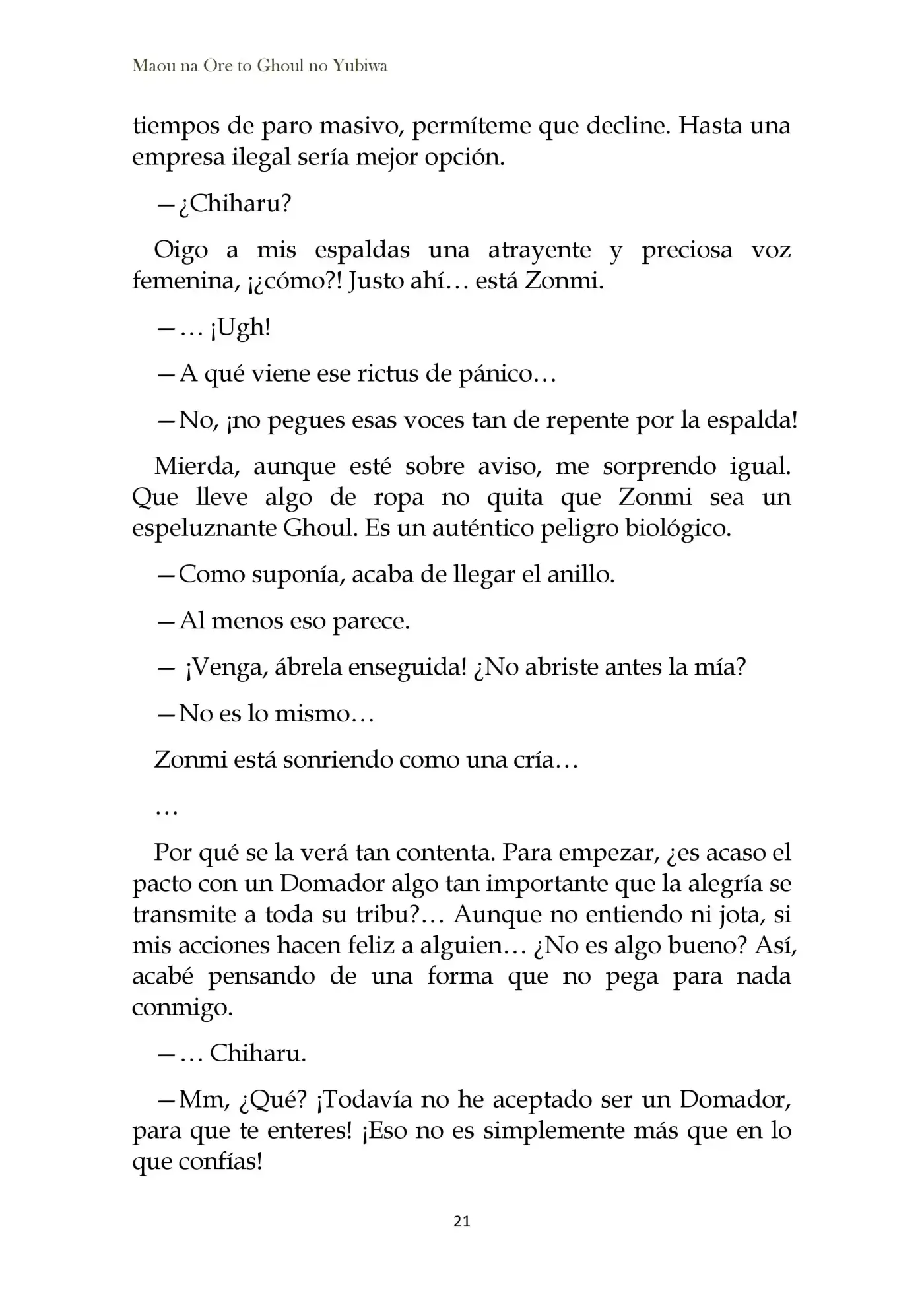 Maou Na Ore To Fushihime No Yubiwa (novela) - Capítulo 1 - Página 26 - LectorTMOo