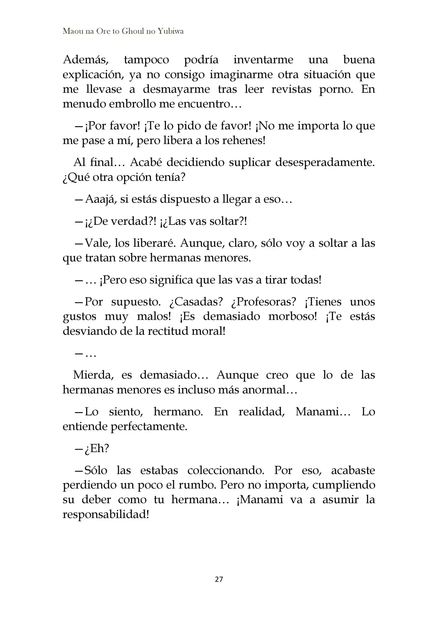 Maou Na Ore To Fushihime No Yubiwa (novela) - Capítulo 1 - Página 32 - LectorTMOo