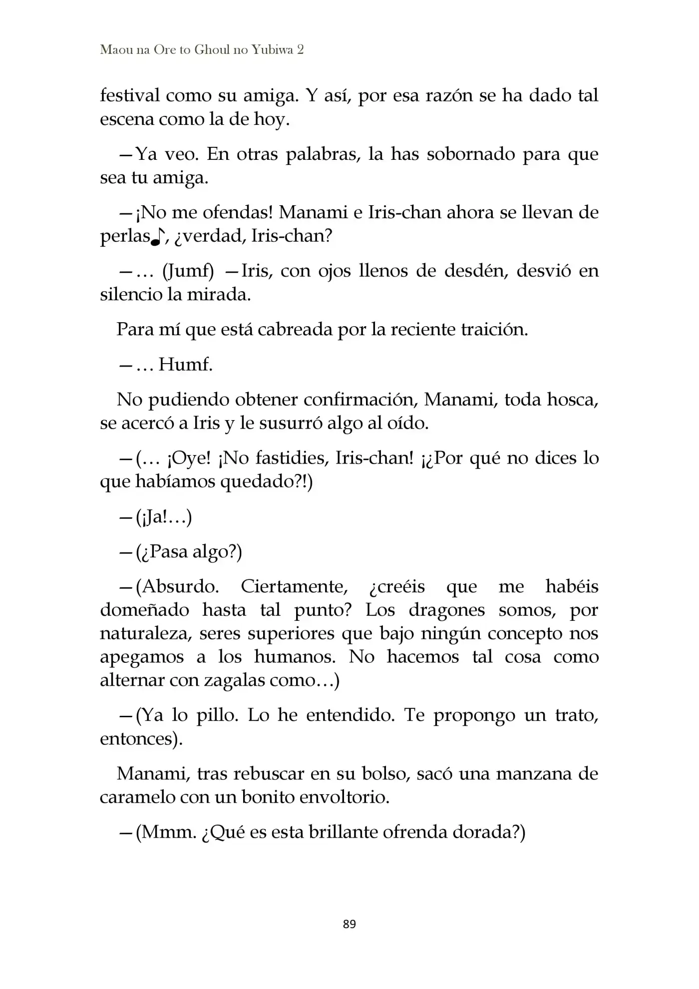 Maou Na Ore To Fushihime No Yubiwa (novela) - Capítulo 11 - Página 9 - LectorTMOo