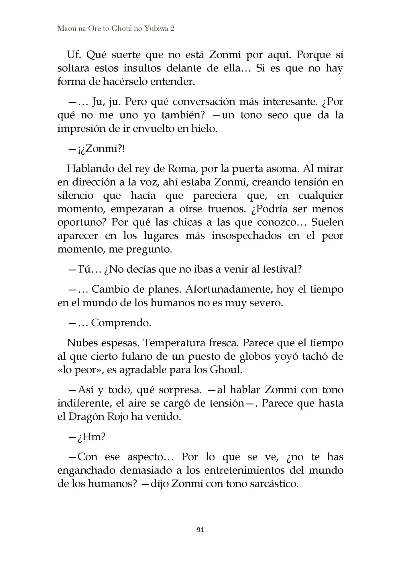 Maou Na Ore To Fushihime No Yubiwa (novela) - Capítulo 11 - Página 11 - LectorTMOo