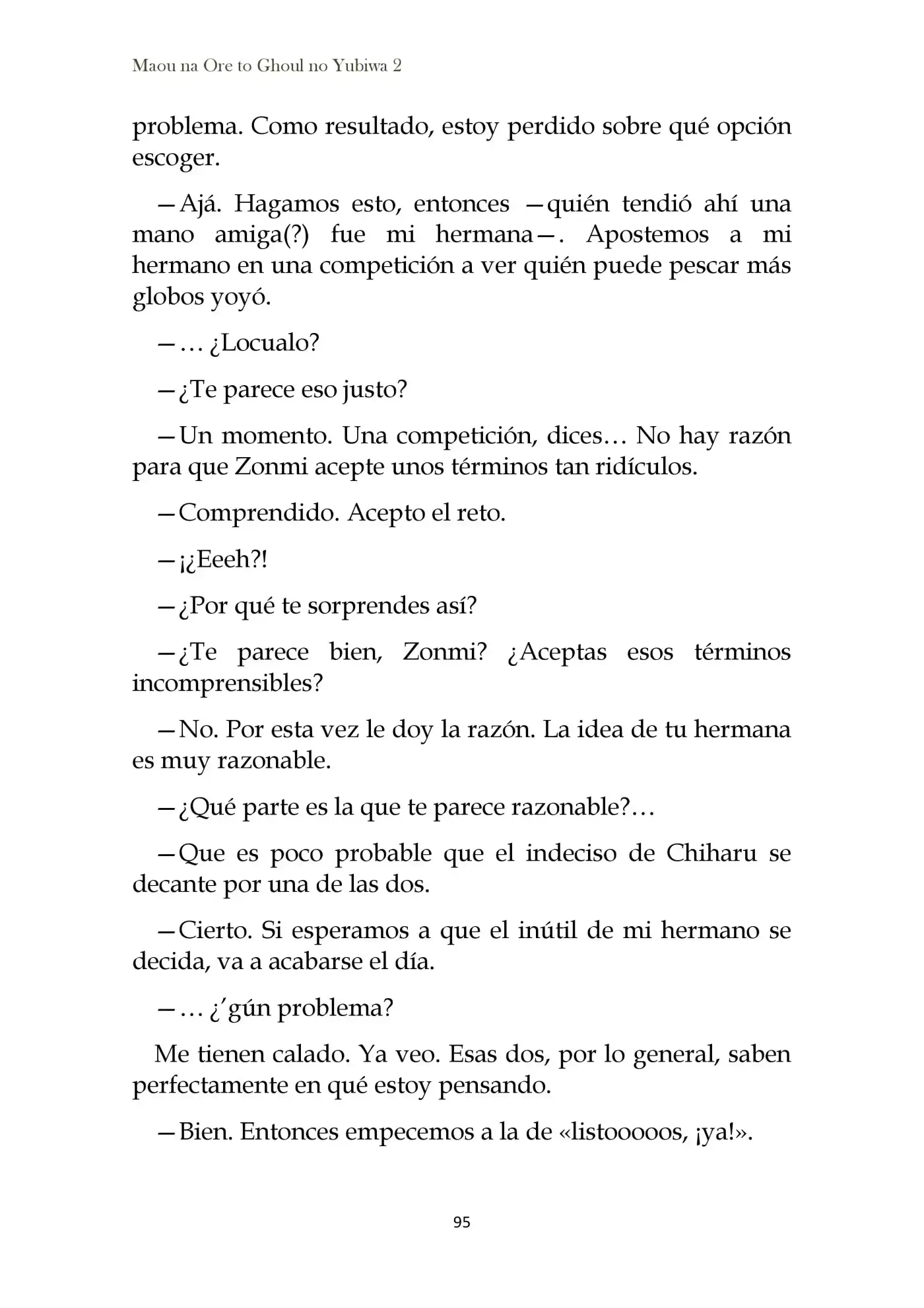 Maou Na Ore To Fushihime No Yubiwa (novela) - Capítulo 11 - Página 15 - LectorTMOo