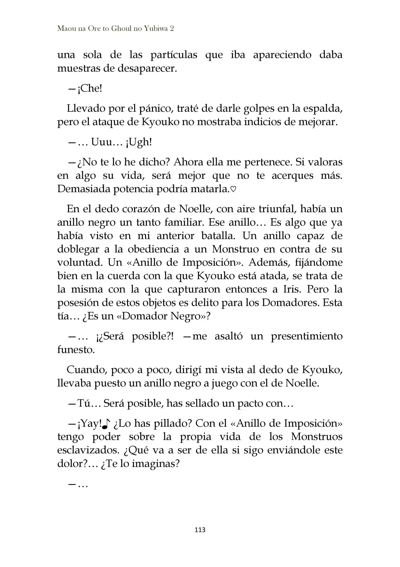 Maou Na Ore To Fushihime No Yubiwa (novela) - Capítulo 12 - Página 5 - LectorTMOo