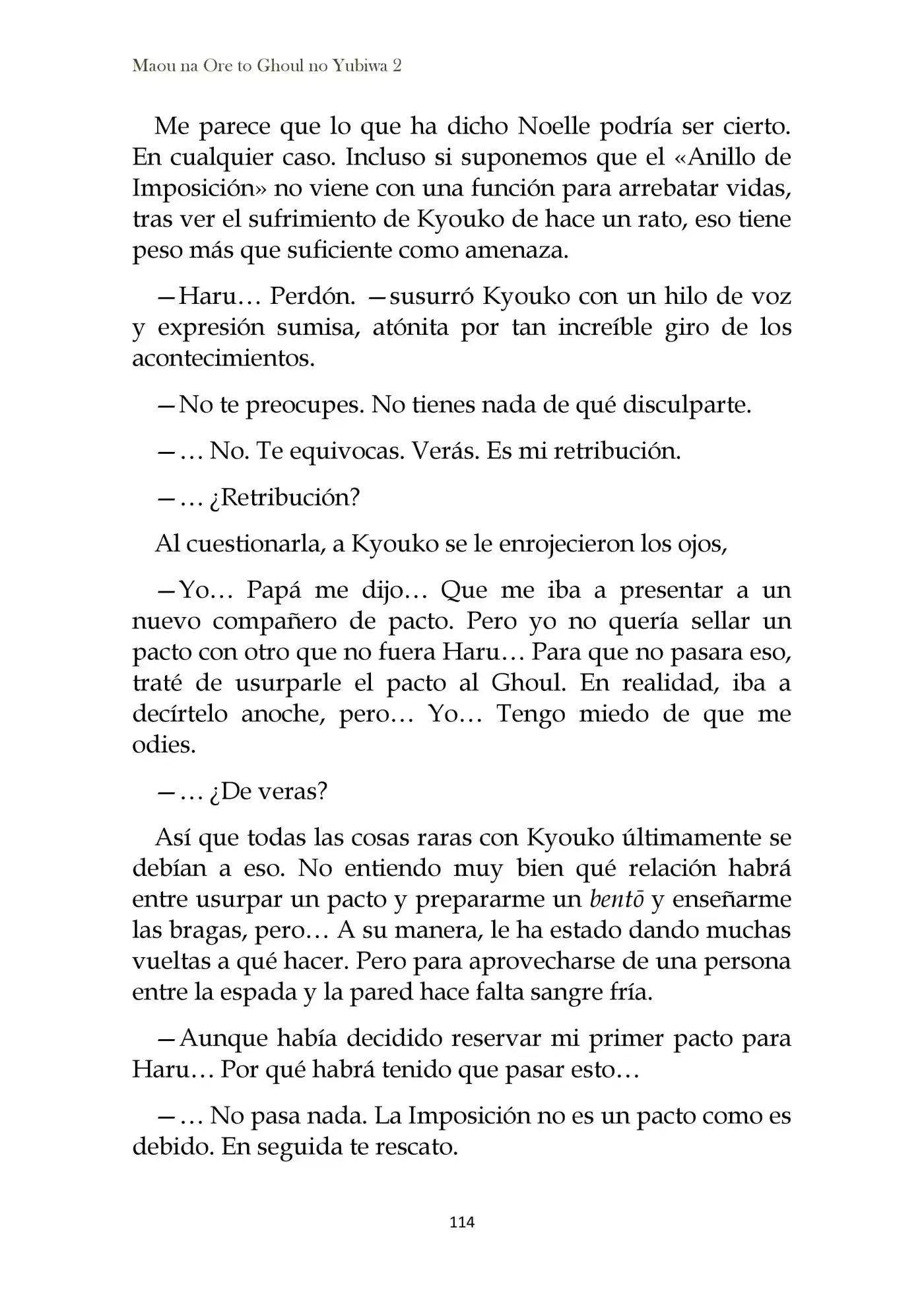 Maou Na Ore To Fushihime No Yubiwa (novela) - Capítulo 12 - Página 6 - LectorTMOo